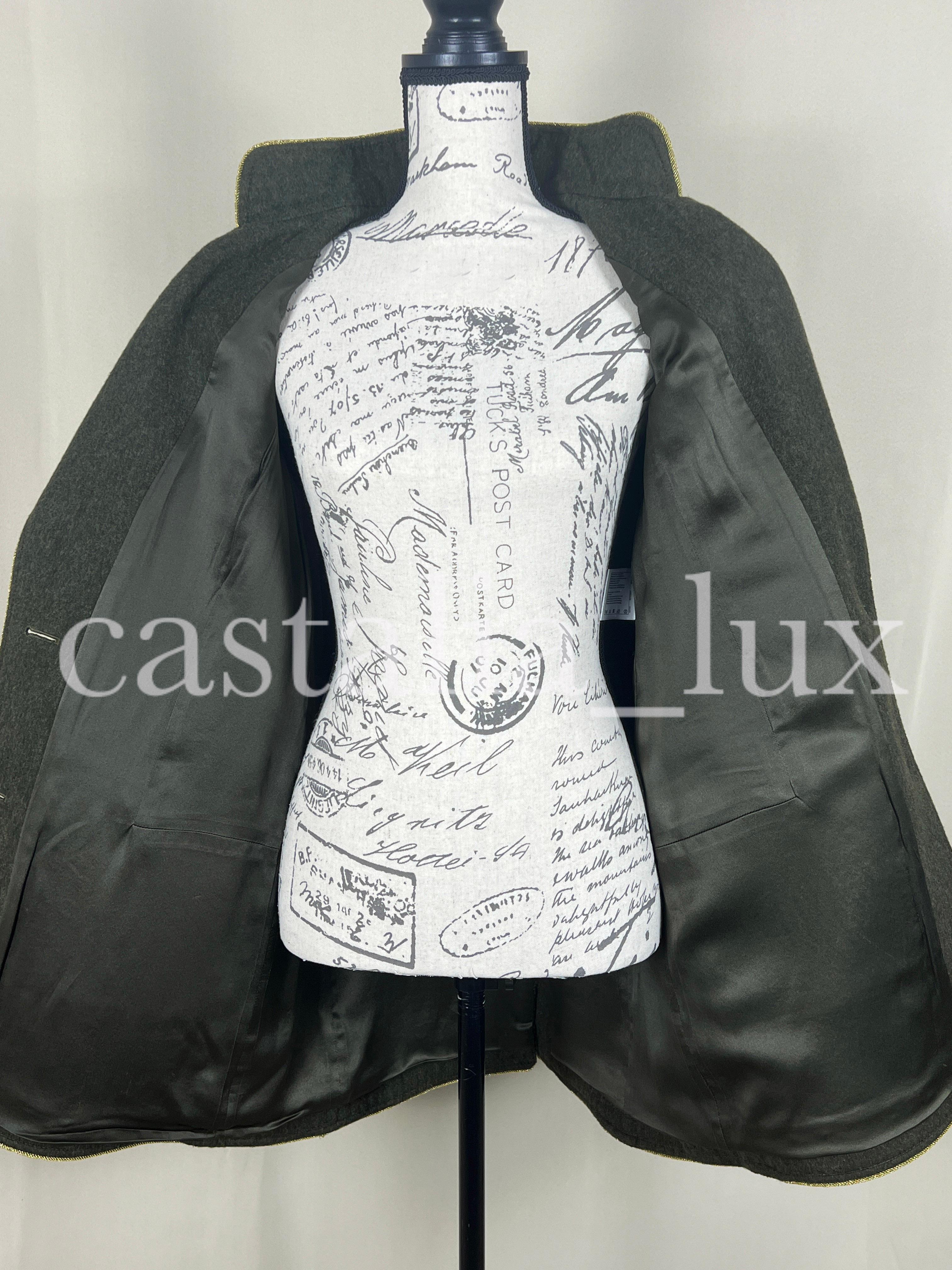 Chanel New Kris Jenner Runway Jewel Buttons Tweed Jacket 9