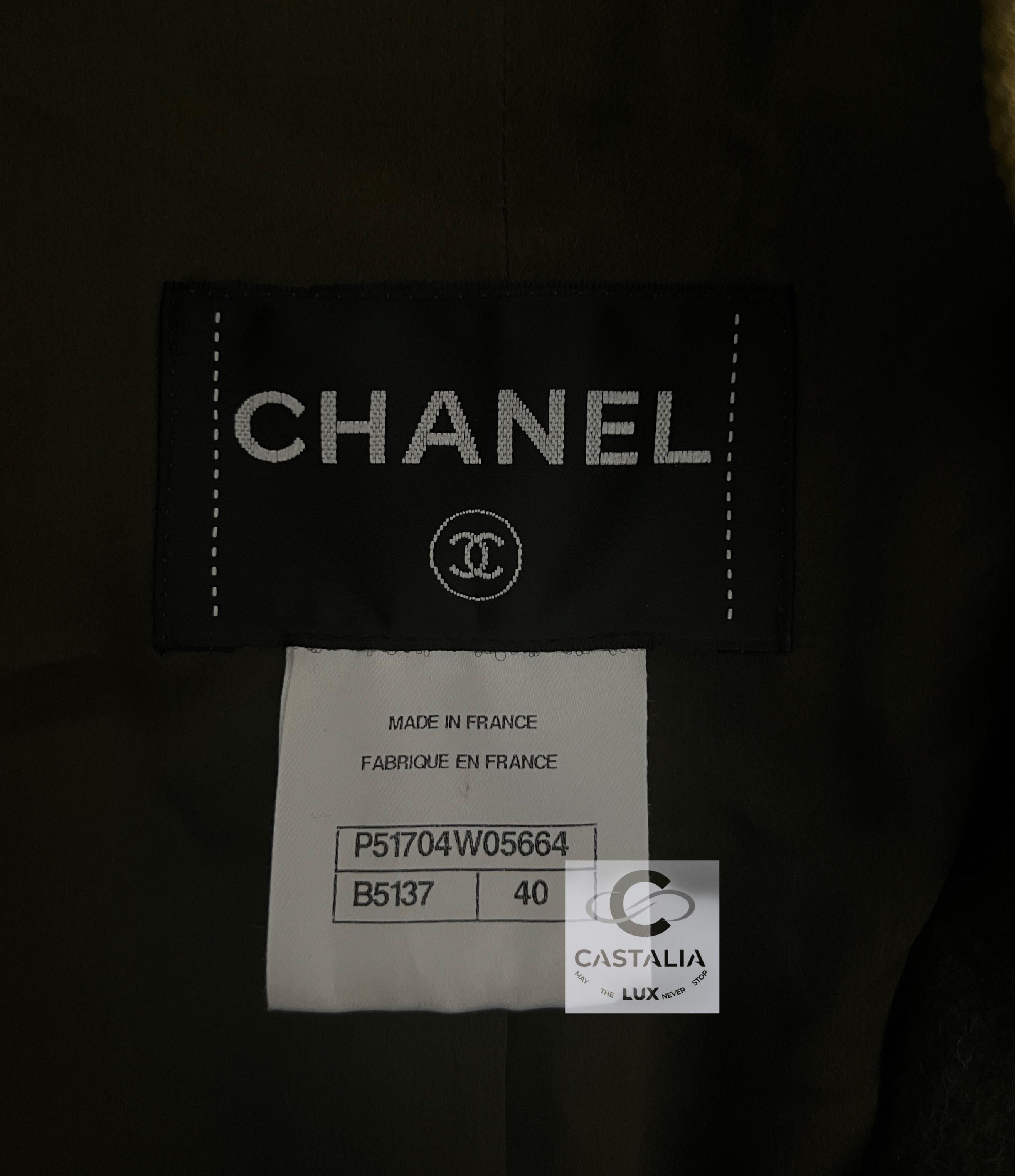 Chanel New Kris Jenner Runway Jewel Buttons Tweed Jacket 12