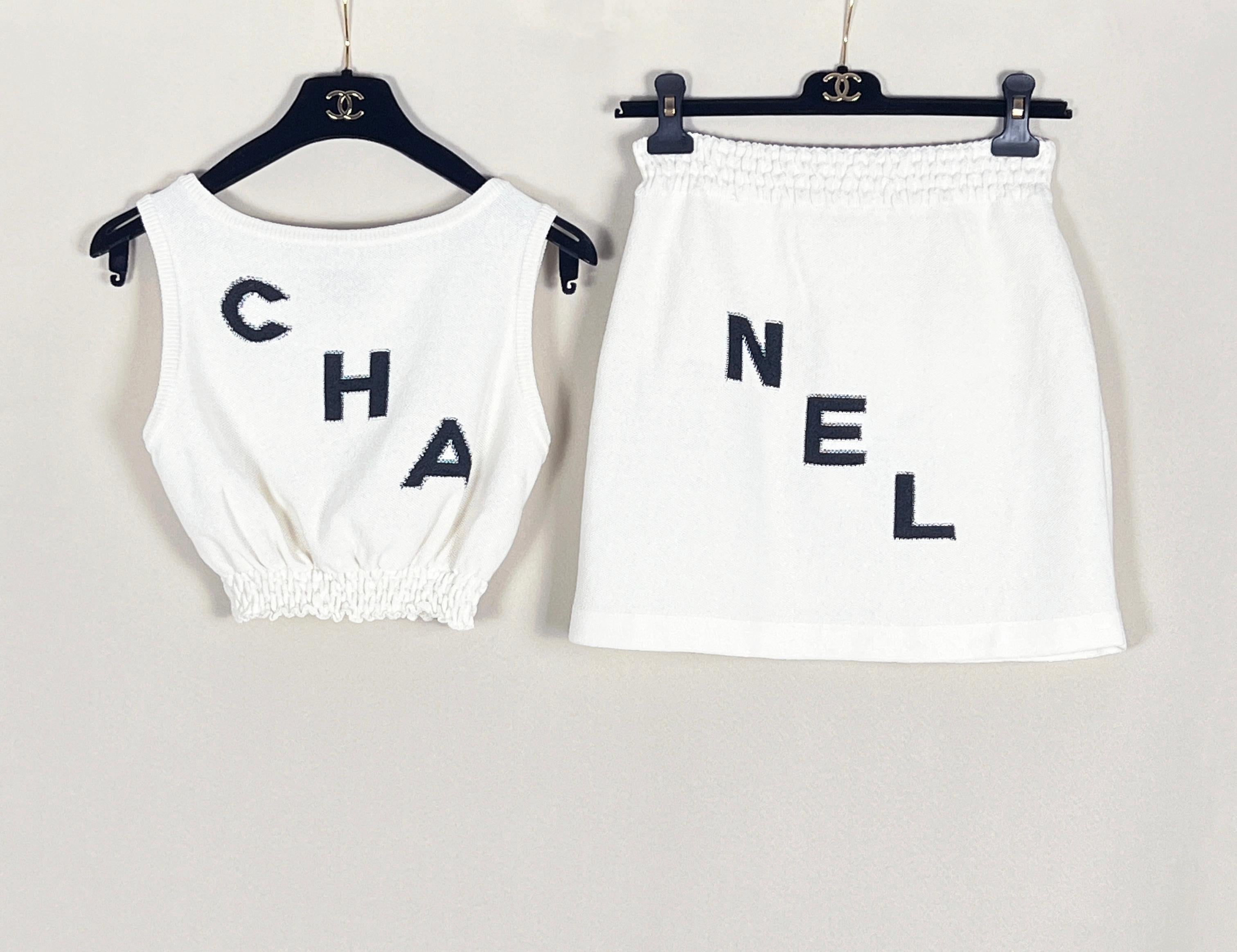 Chanel New Kylie Jenner Style Logo Suit 1