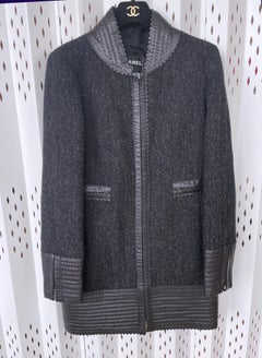 Chanel New Leather Detail Jacket / Coat