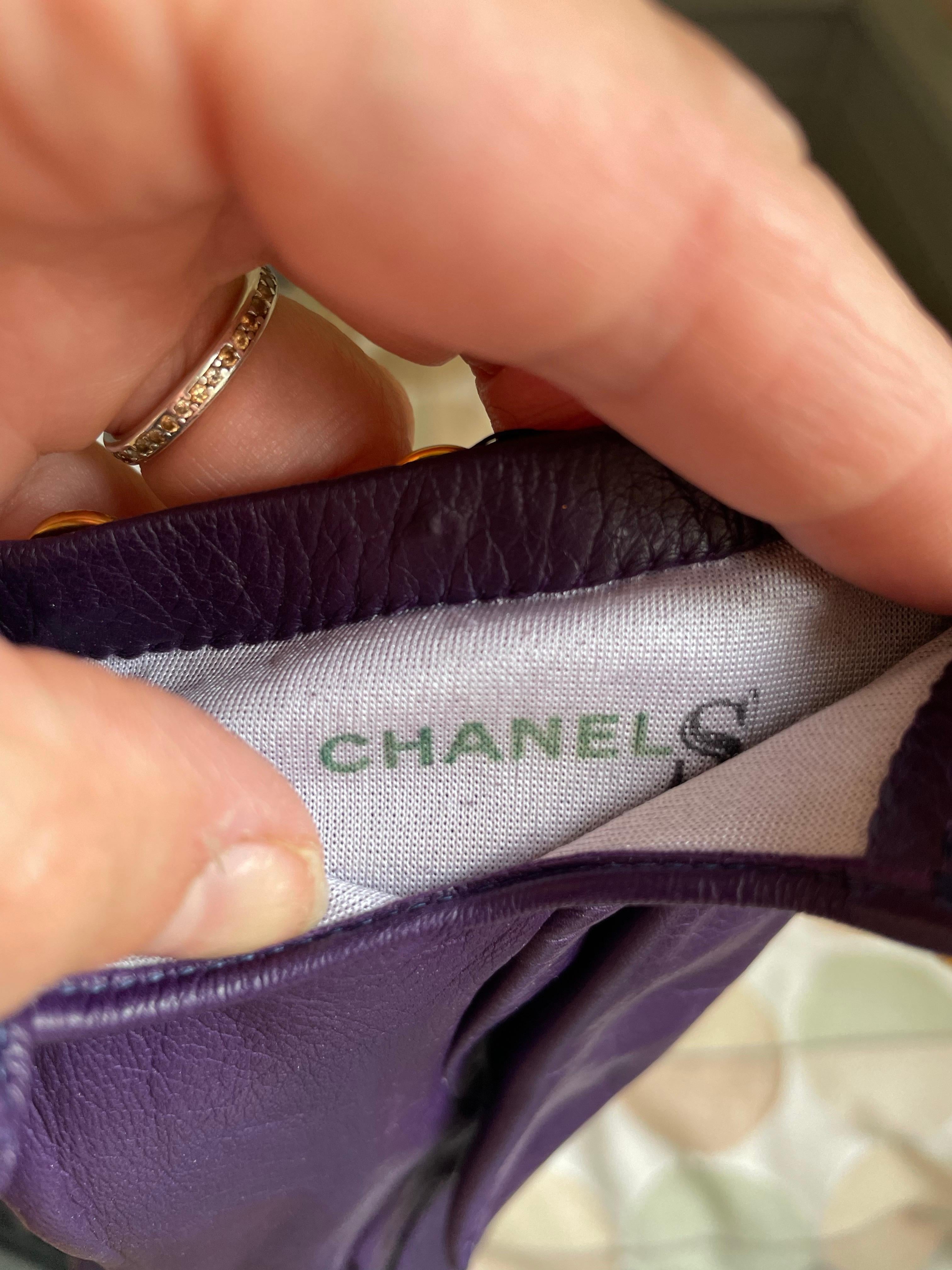 Donna Chanel Guanti nuovi in pelle con etichetta. in vendita