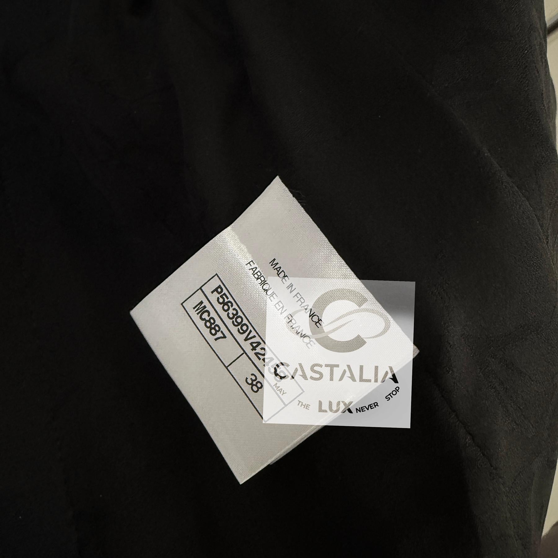 Chanel New Legendary Robot Collection Black Tweed Jacket 38 FR en venta 15
