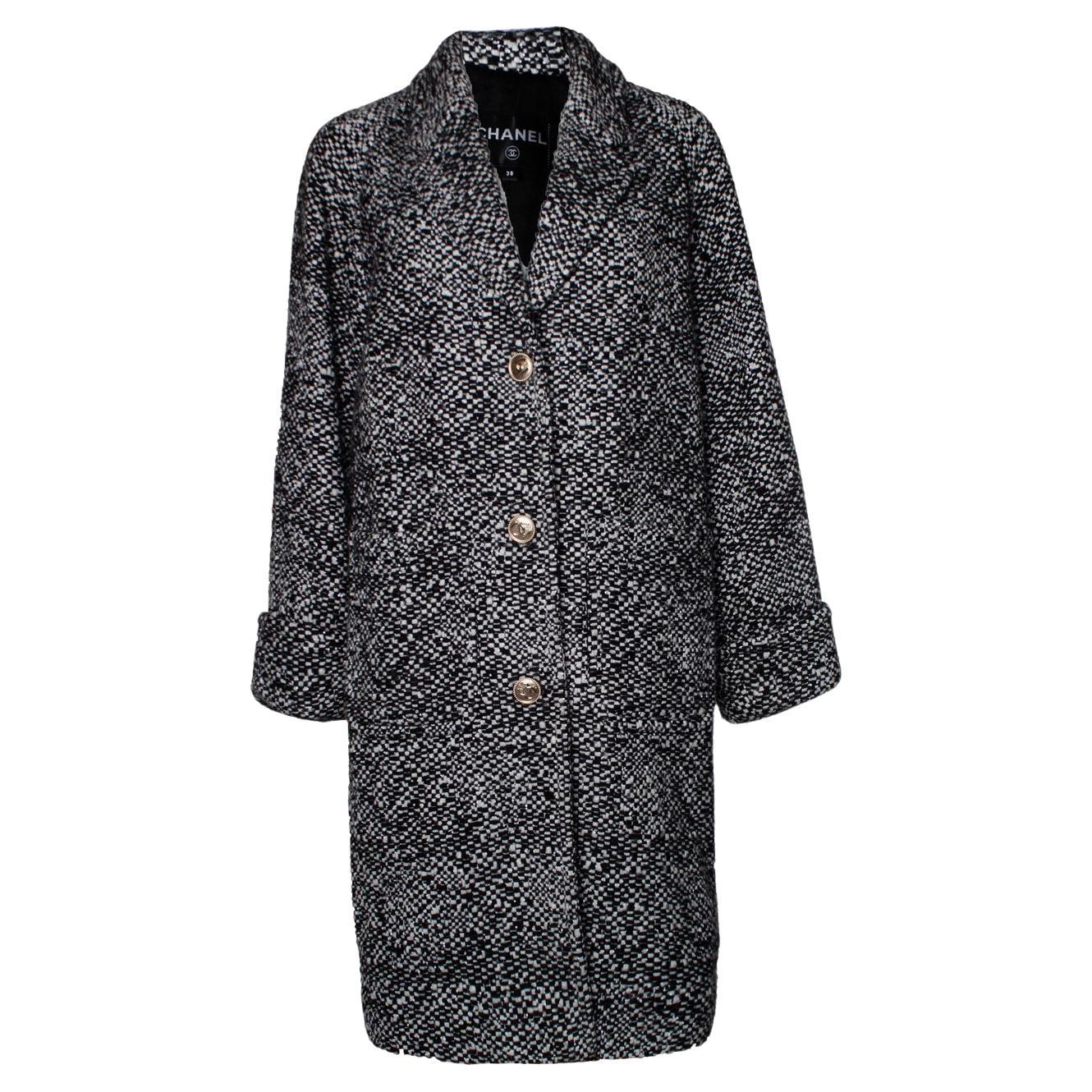 Chanel New Lesage Tweed Coat For Sale