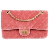 Light pink velvet chanel bag Clearance