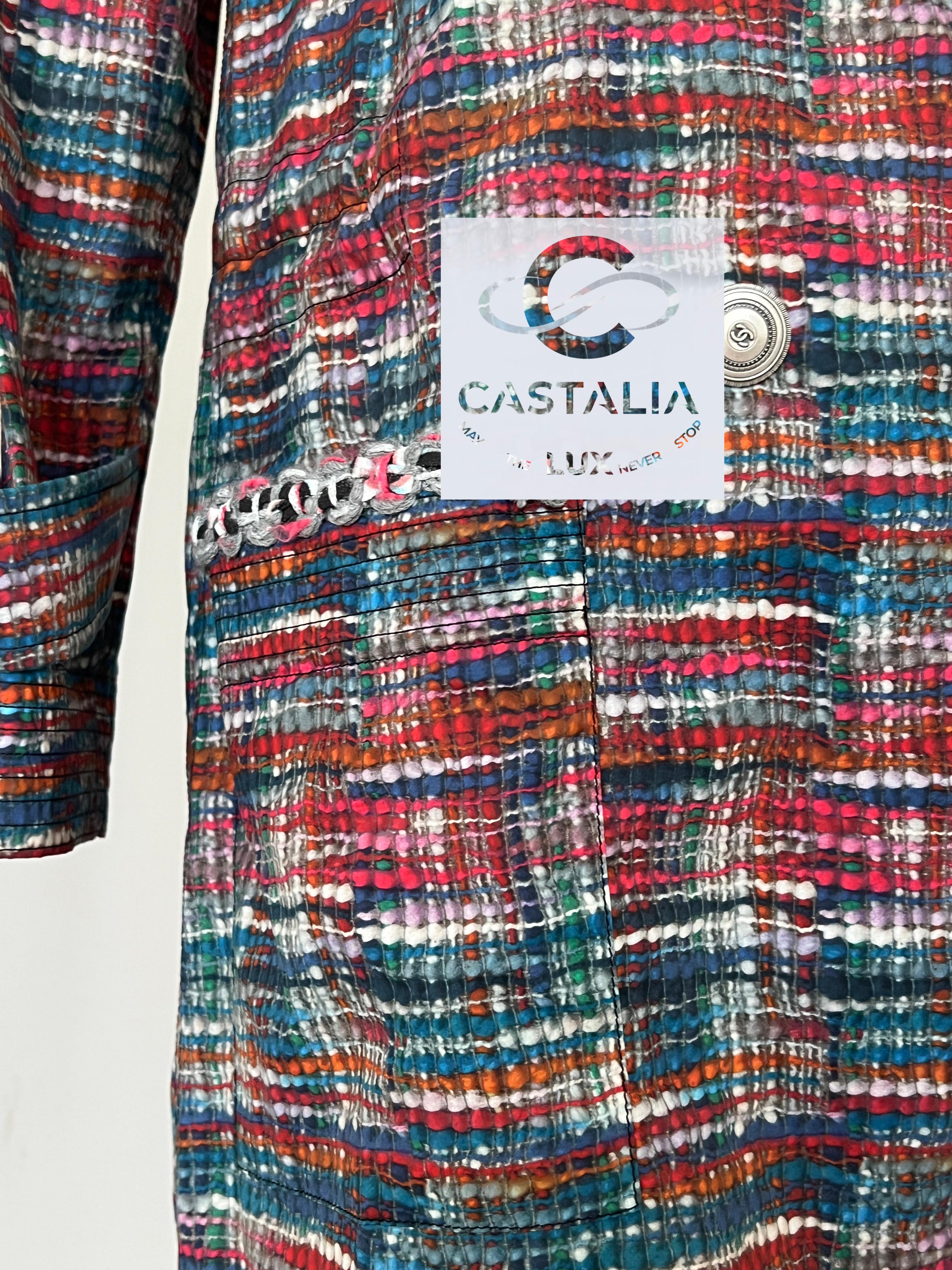 Trench-coat emblématique de style Lily Allen Chanel, Neuf 6