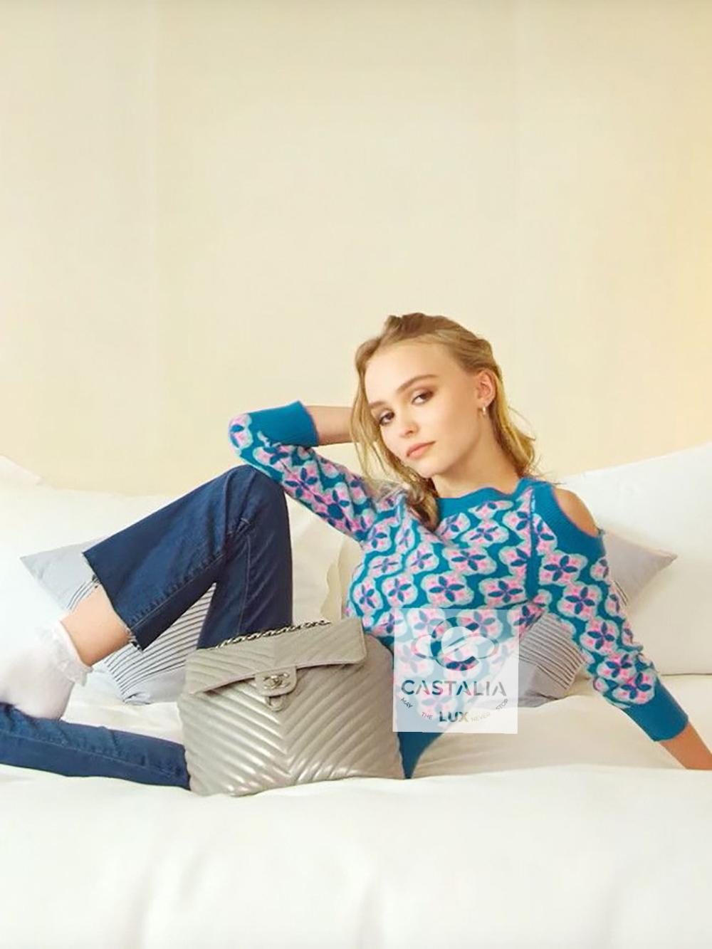 Chanel New Lily Rose Depp Style Cashmere Ensemble 36 FR In New Condition In Dubai, AE