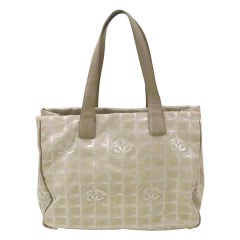 Vintage Chanel New Line Beige Tote Bag 867993