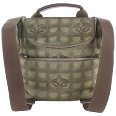 Chanel New Line Khaki Convertible 3way 14cz1113 Brown Canvas Backpack