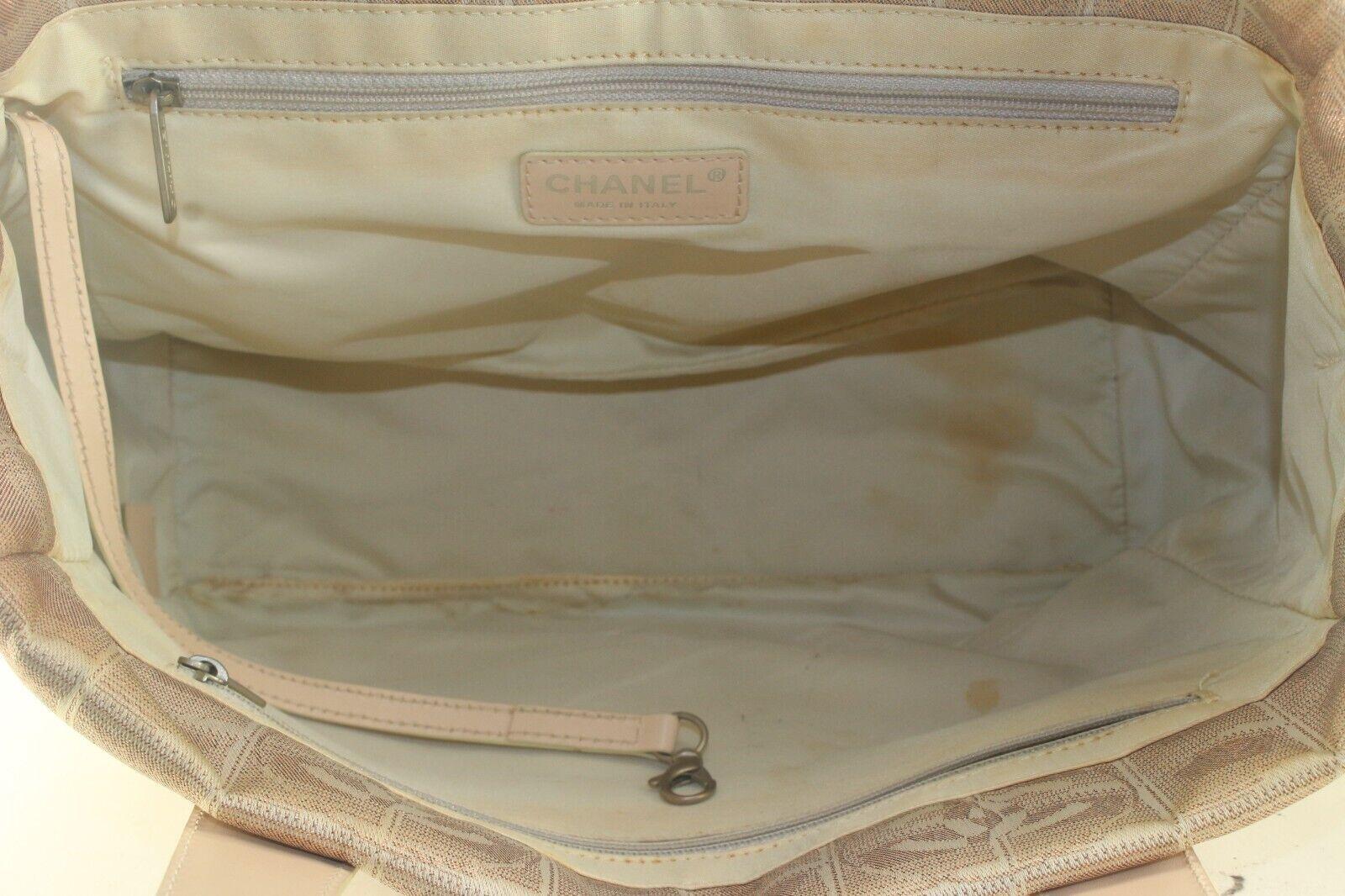 Chanel New Line Travel Tote Beige 1CAS109K For Sale 7