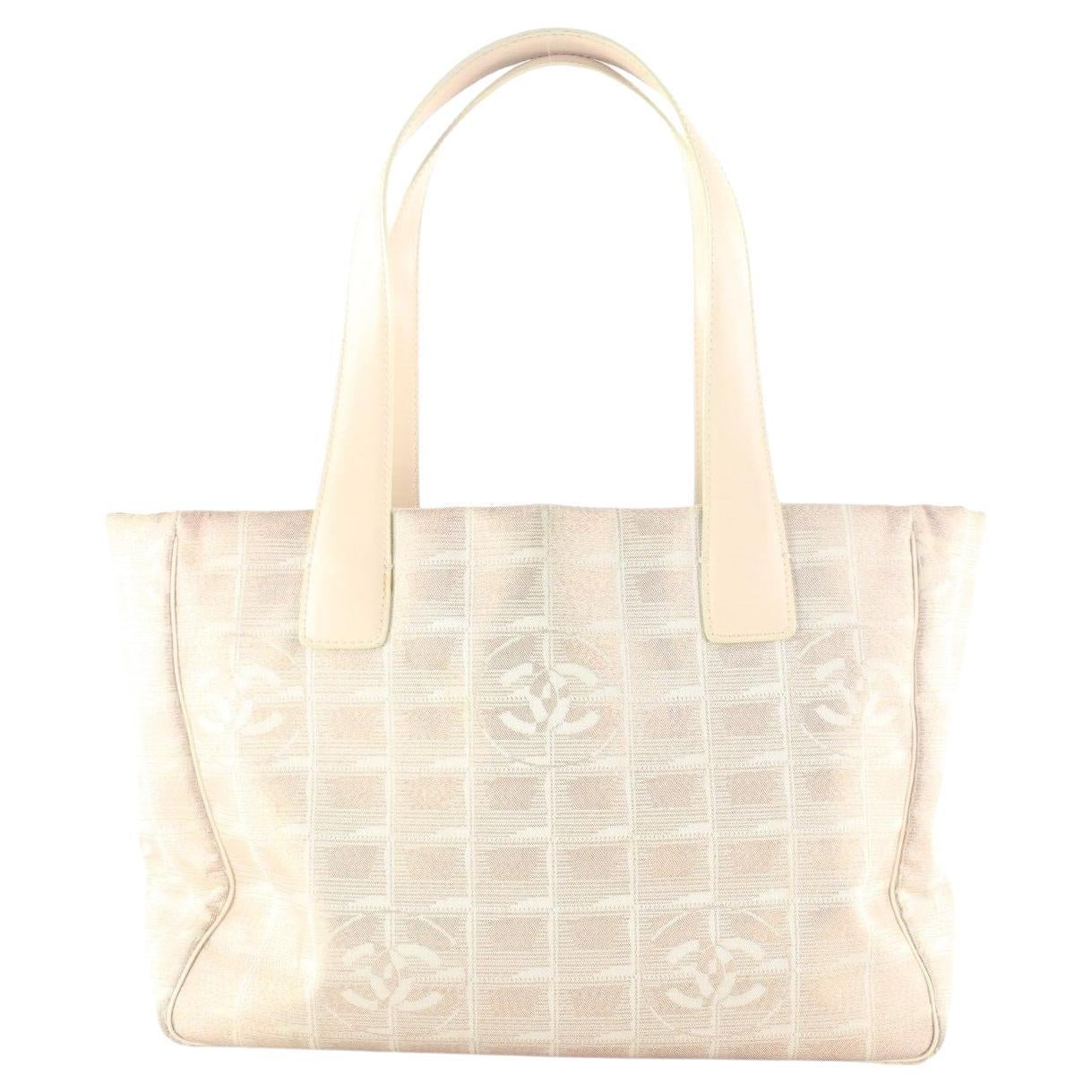 Chanel New Line Travel Tote Beige 1CAS109K For Sale