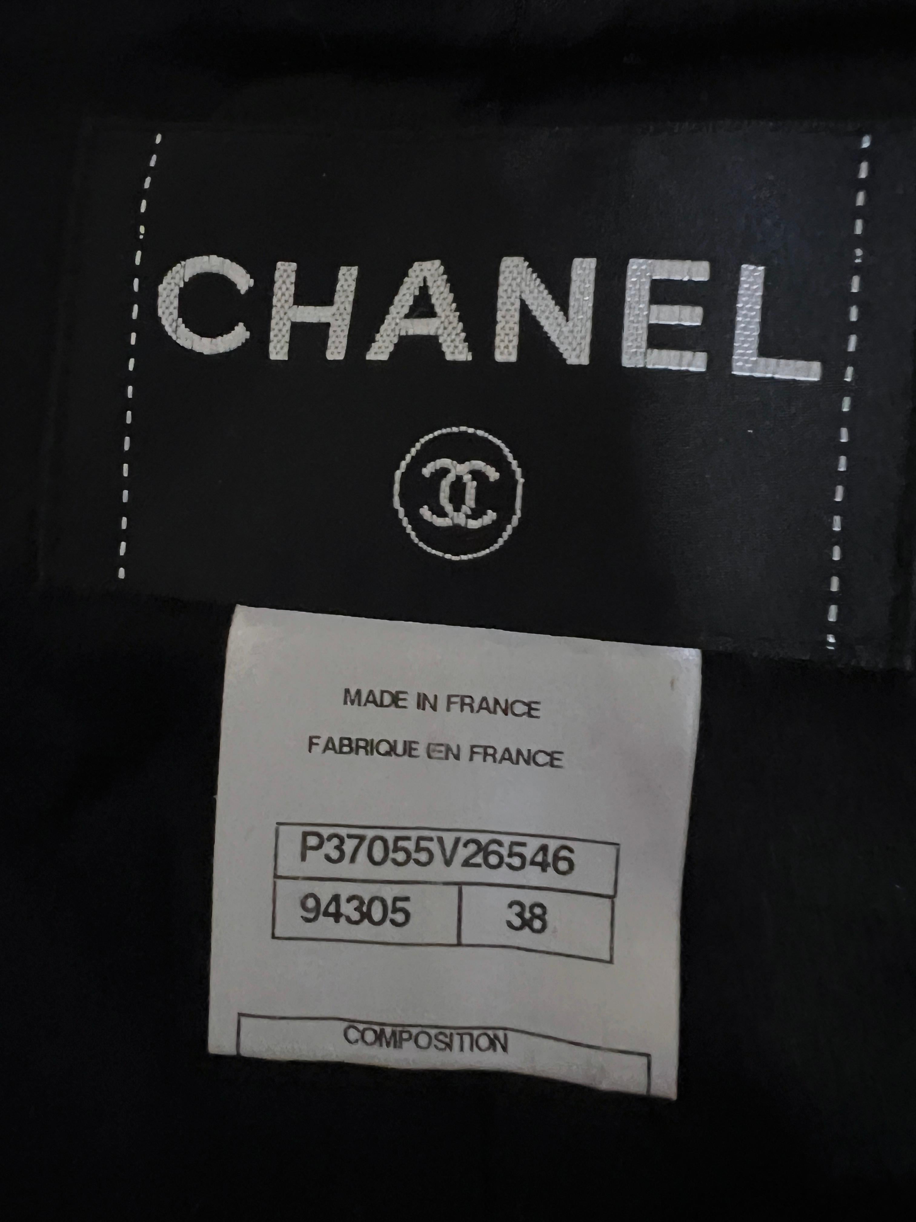 Chanel New Little Black Tweed Jacket 9