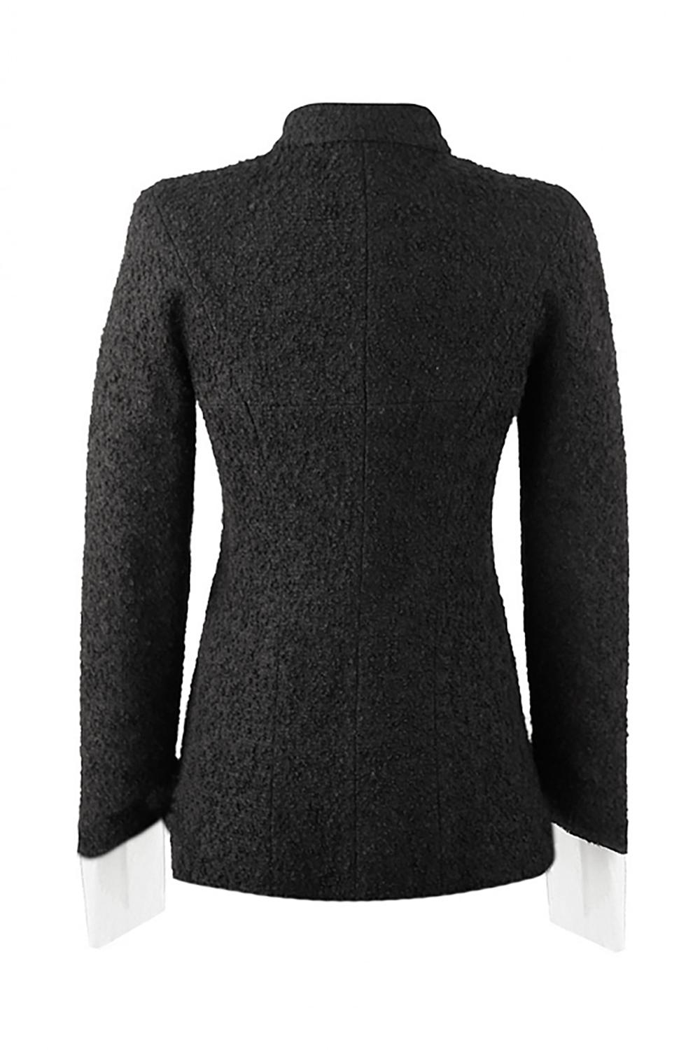 Chanel New Little Black Tweed Jacket 1