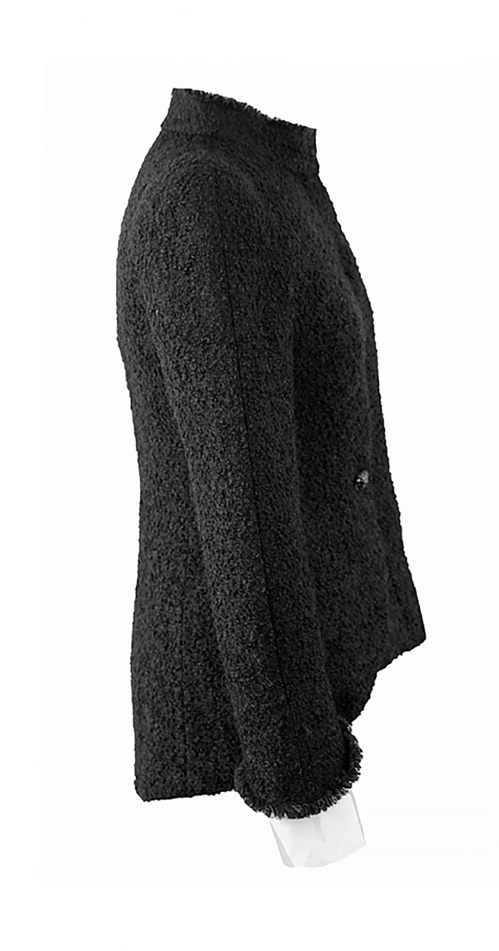 Chanel New Little Black Tweed Jacket 2