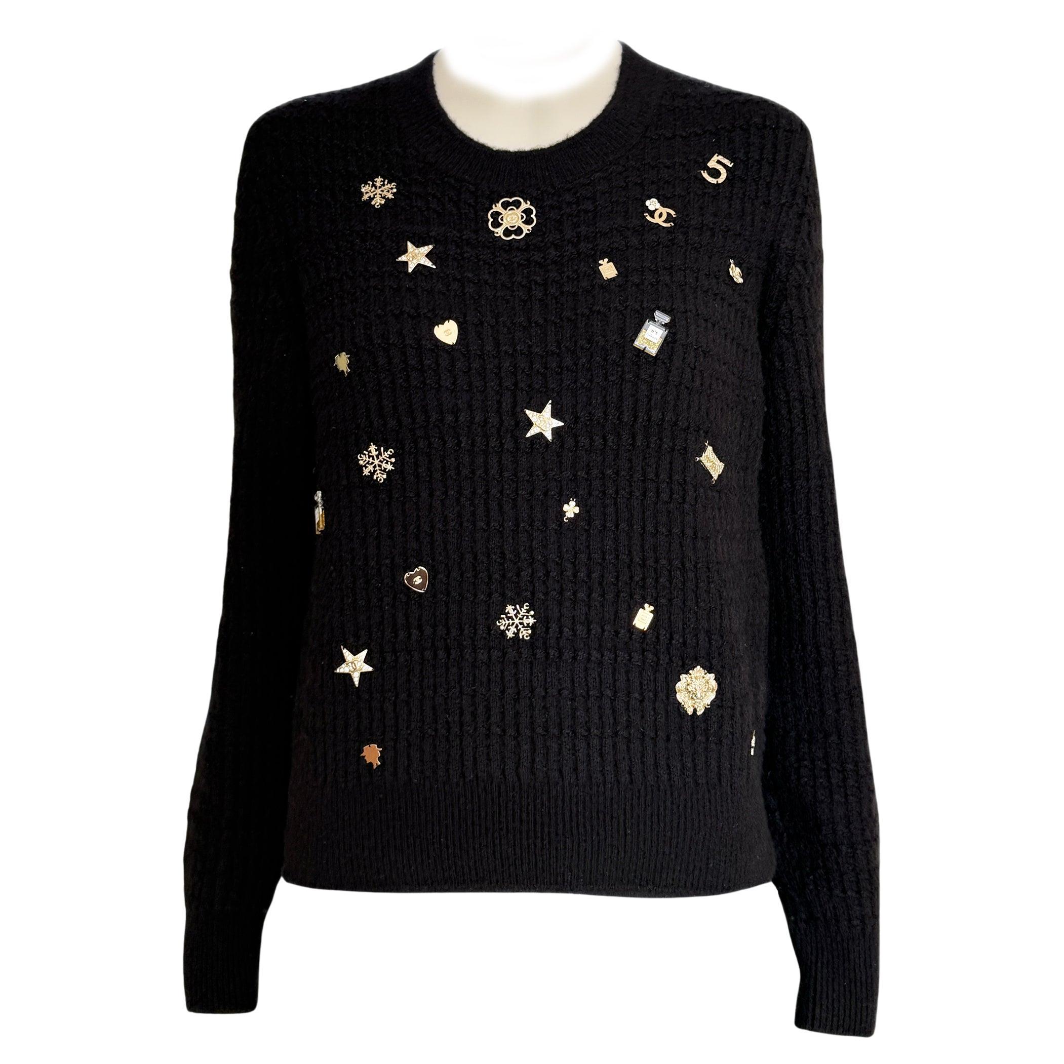 Chanel New Margot Robbie Style Lucky Charms Jumper 38 FR For Sale