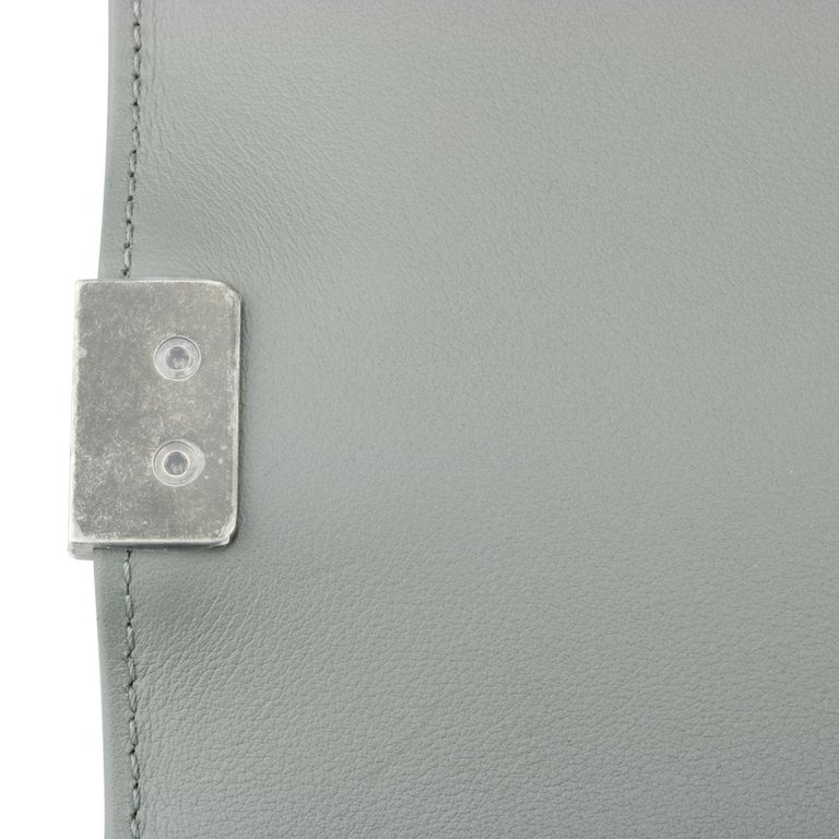 Black Quilted Calfskin New Medium Boy Bag Ruthenium Hardware, 2017-2018
