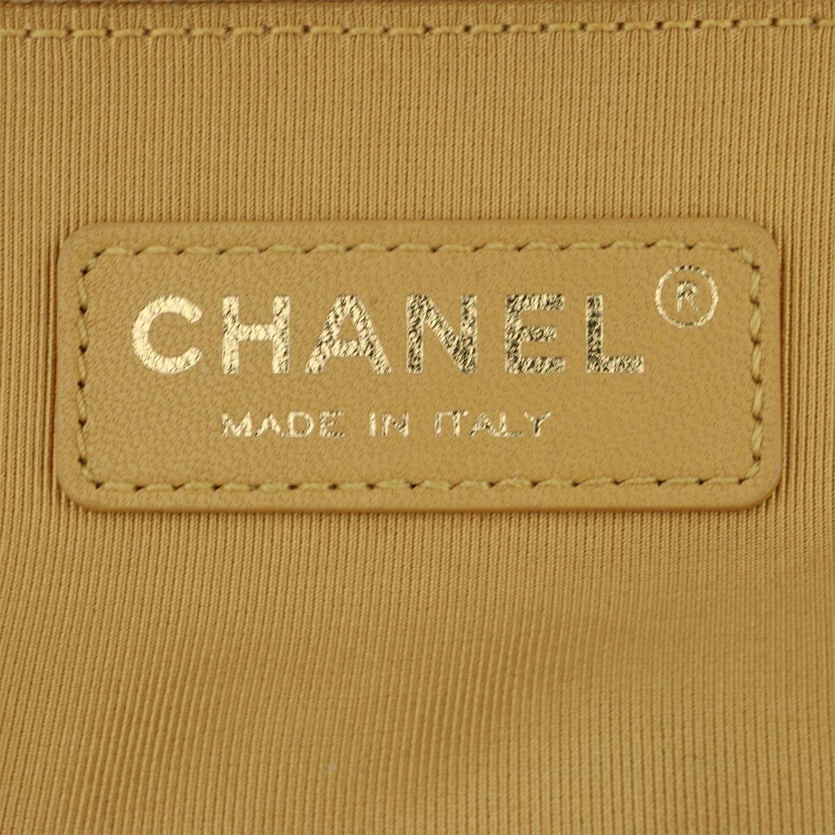 CHANEL New Medium Quilted Boy Bag Iridescent Rose Gold Calfskin with GHW 2015 8