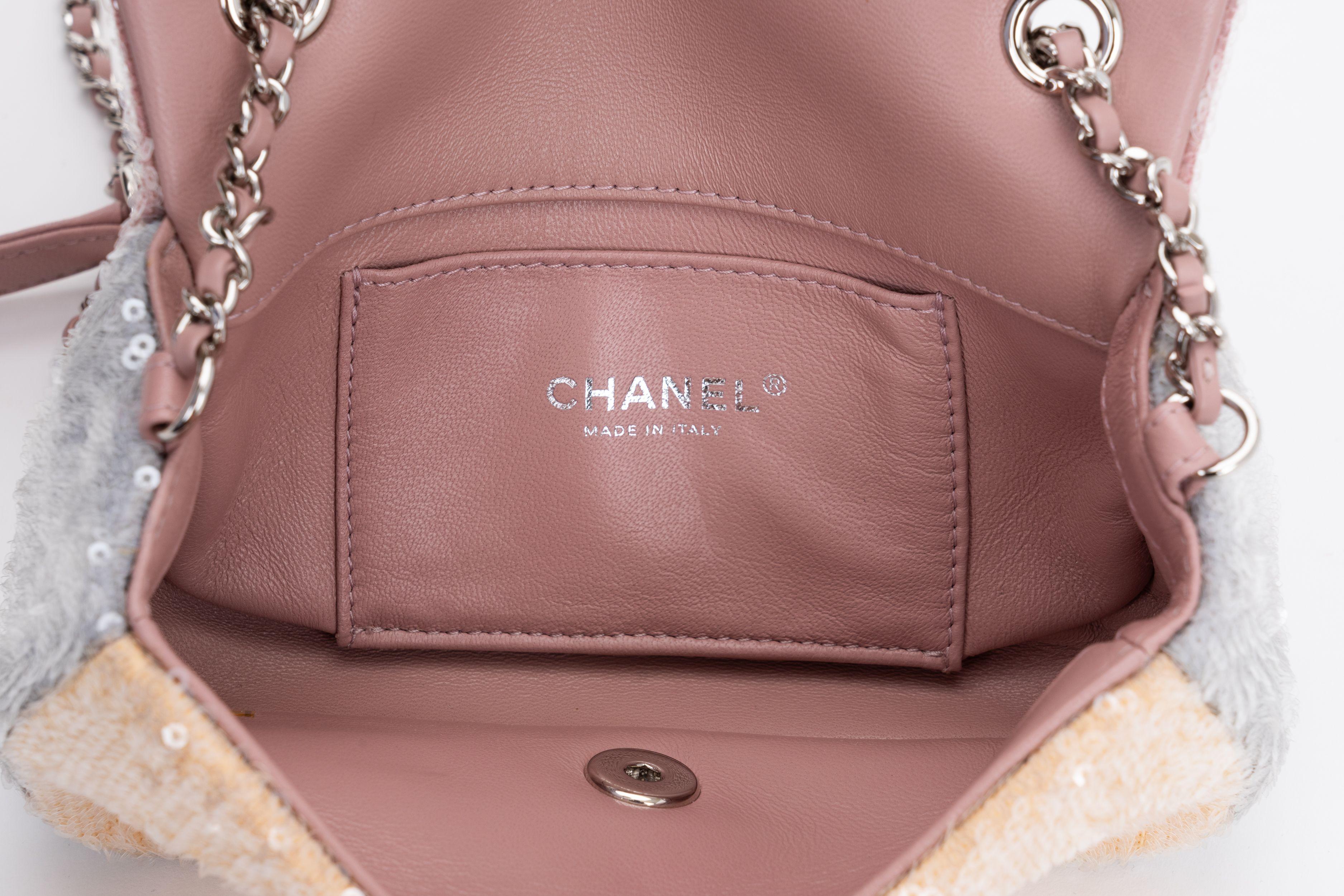 Chanel New Mini Sequins Cross Body Flap 3