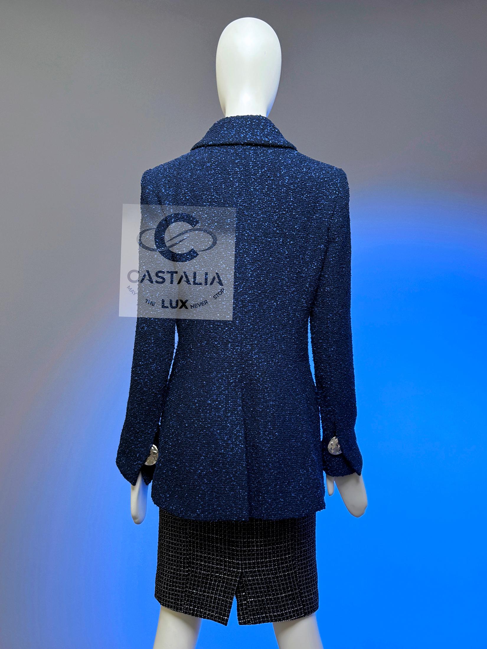 Chanel New Minimalist Lesage Tweed Jacket 36 FR For Sale 5