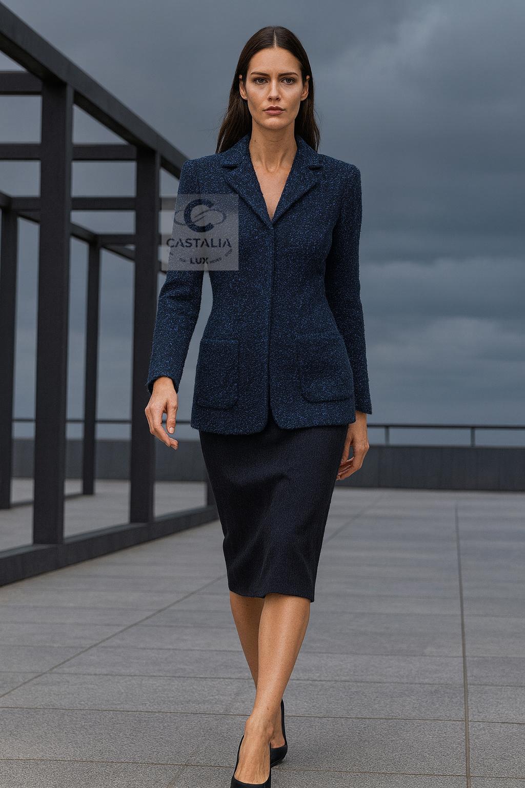 Women's or Men's Chanel New Minimalist Lesage Tweed Jacket 36 FR For Sale
