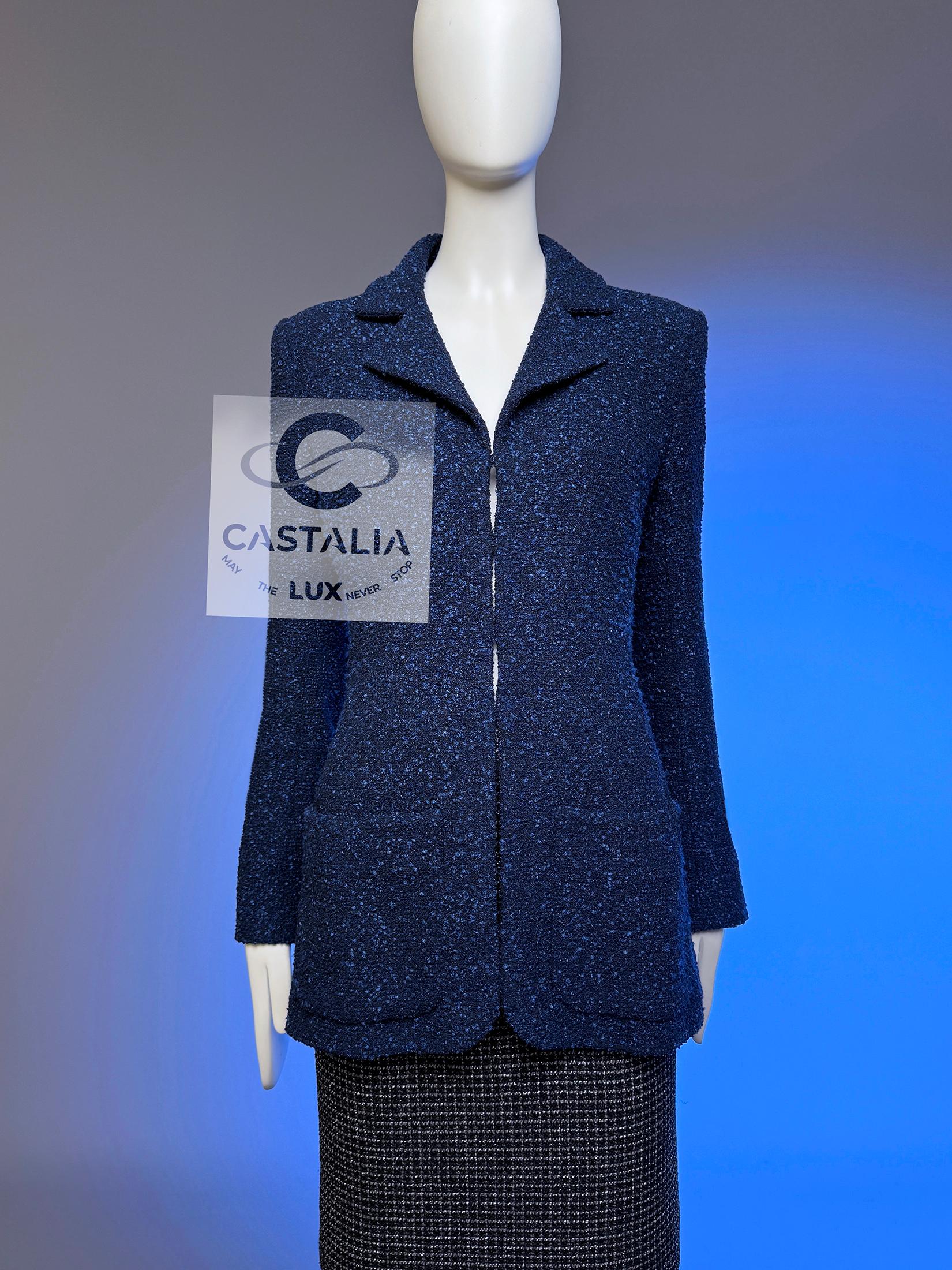 Chanel New Minimalist Lesage Tweed Jacket 36 FR For Sale 1