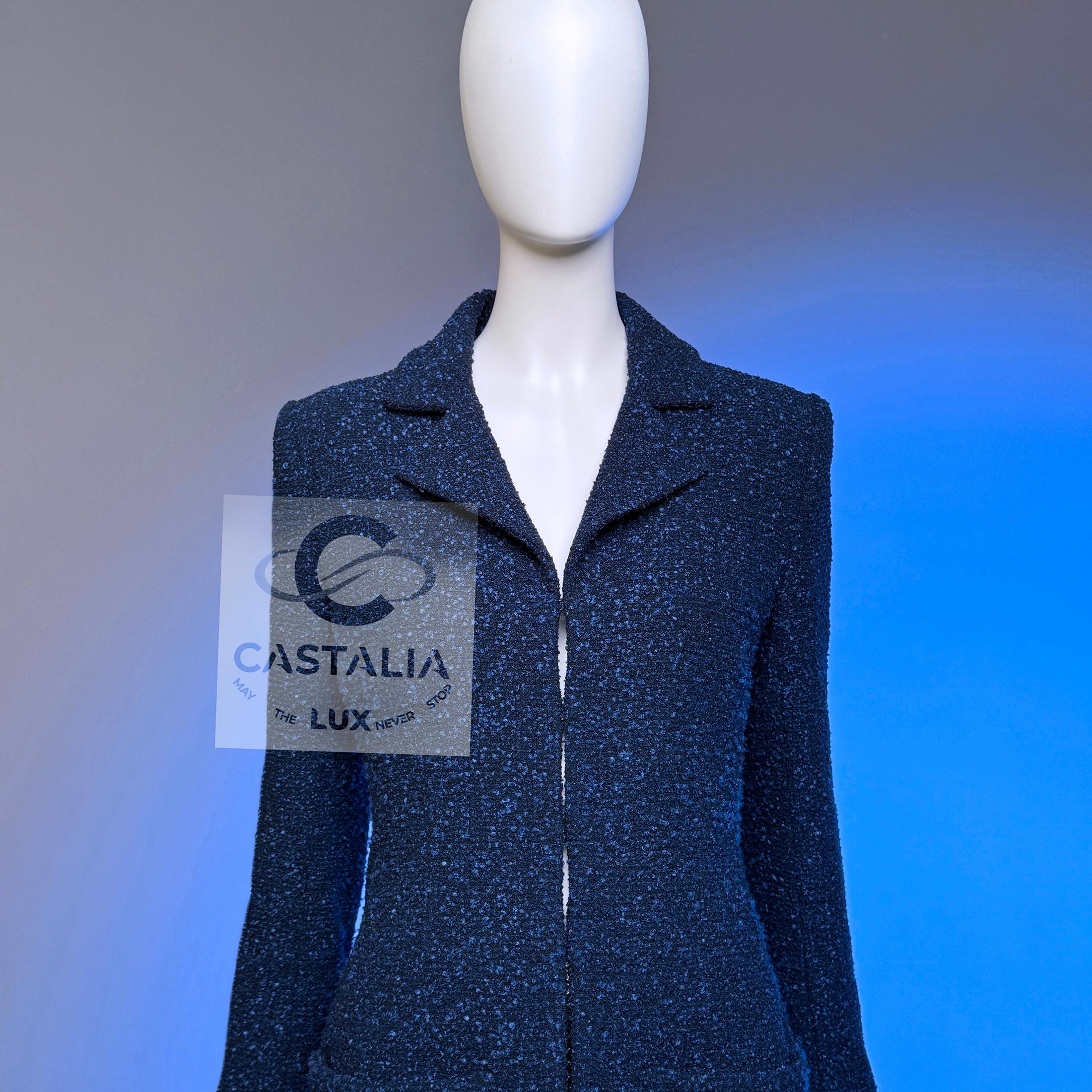 Chanel New Minimalist Lesage Tweed Jacket 36 FR For Sale 2
