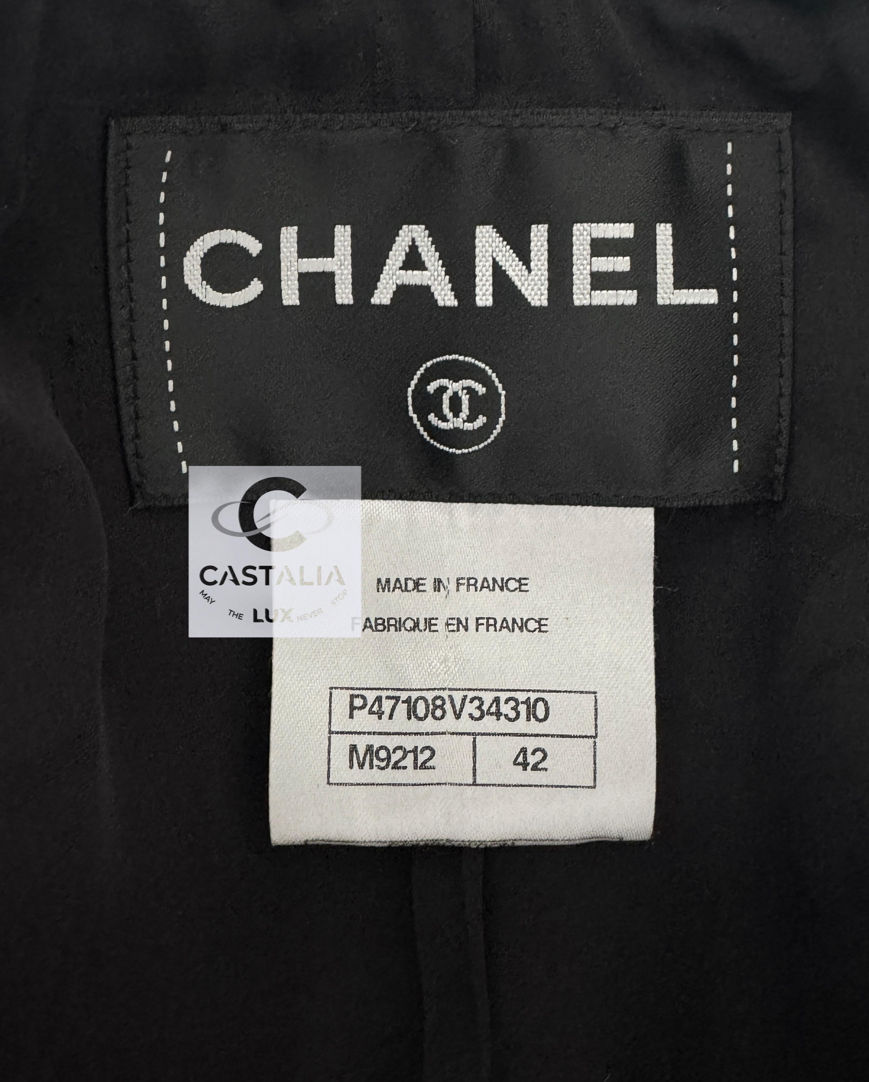 Chanel New Most Iconic Globalization Black Tweed Jacket 15