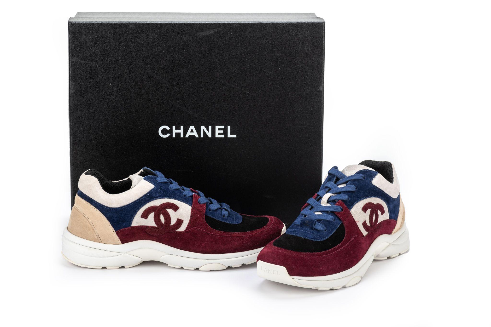 Women's Chanel New Multicolor Sneakers Size 40