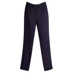 CHANEL New Paris / Bombay Runway Tweed Trousers 36 FR