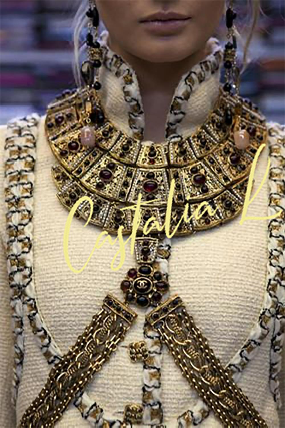 Chanel Neu Paris / Byzance Schwarzer Tweedrock aus Tweed im Zustand „Neu“ im Angebot in Dubai, AE