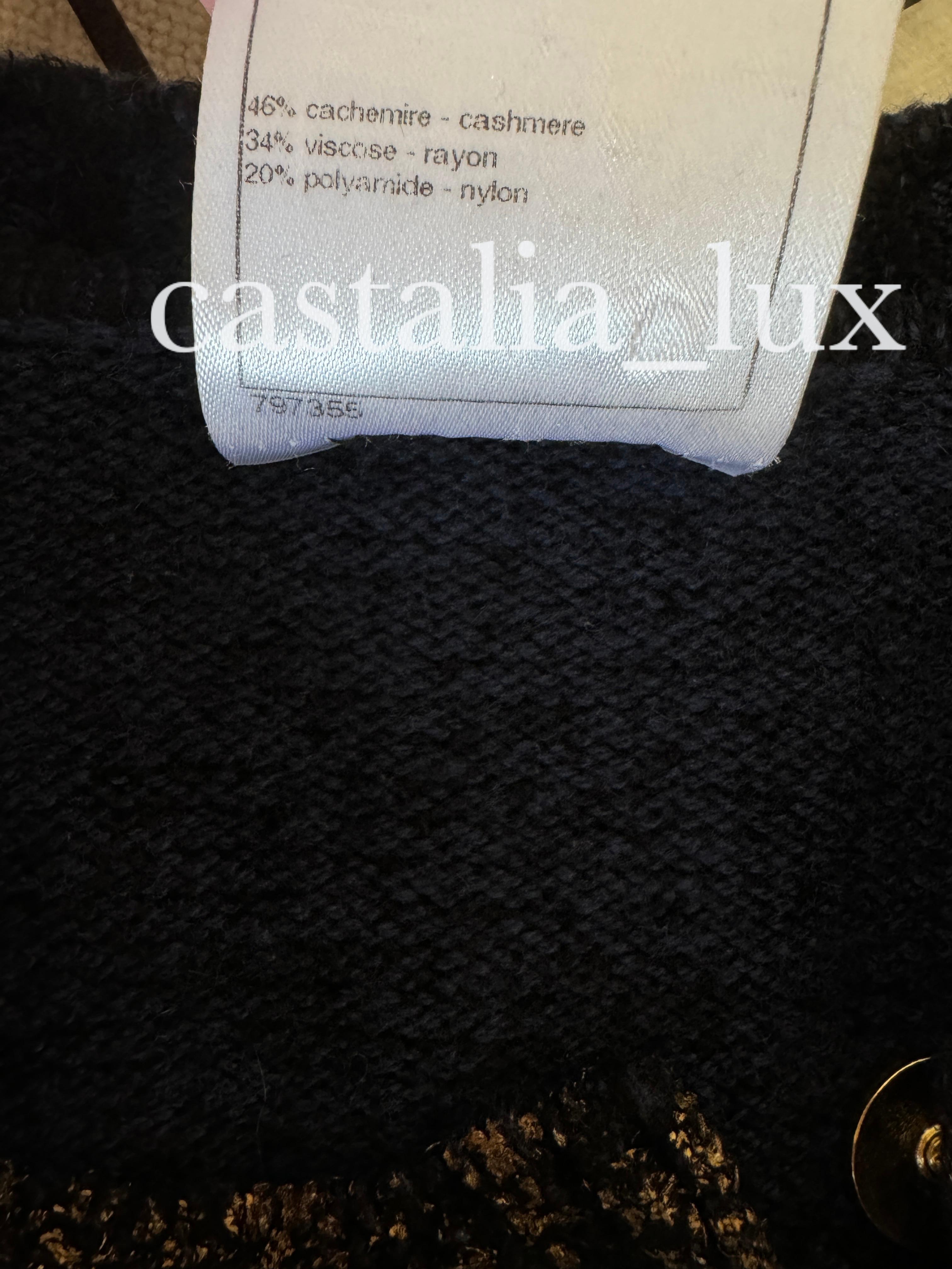 Chanel New Paris / Byzance CC Buttons Patinated Dress For Sale 10