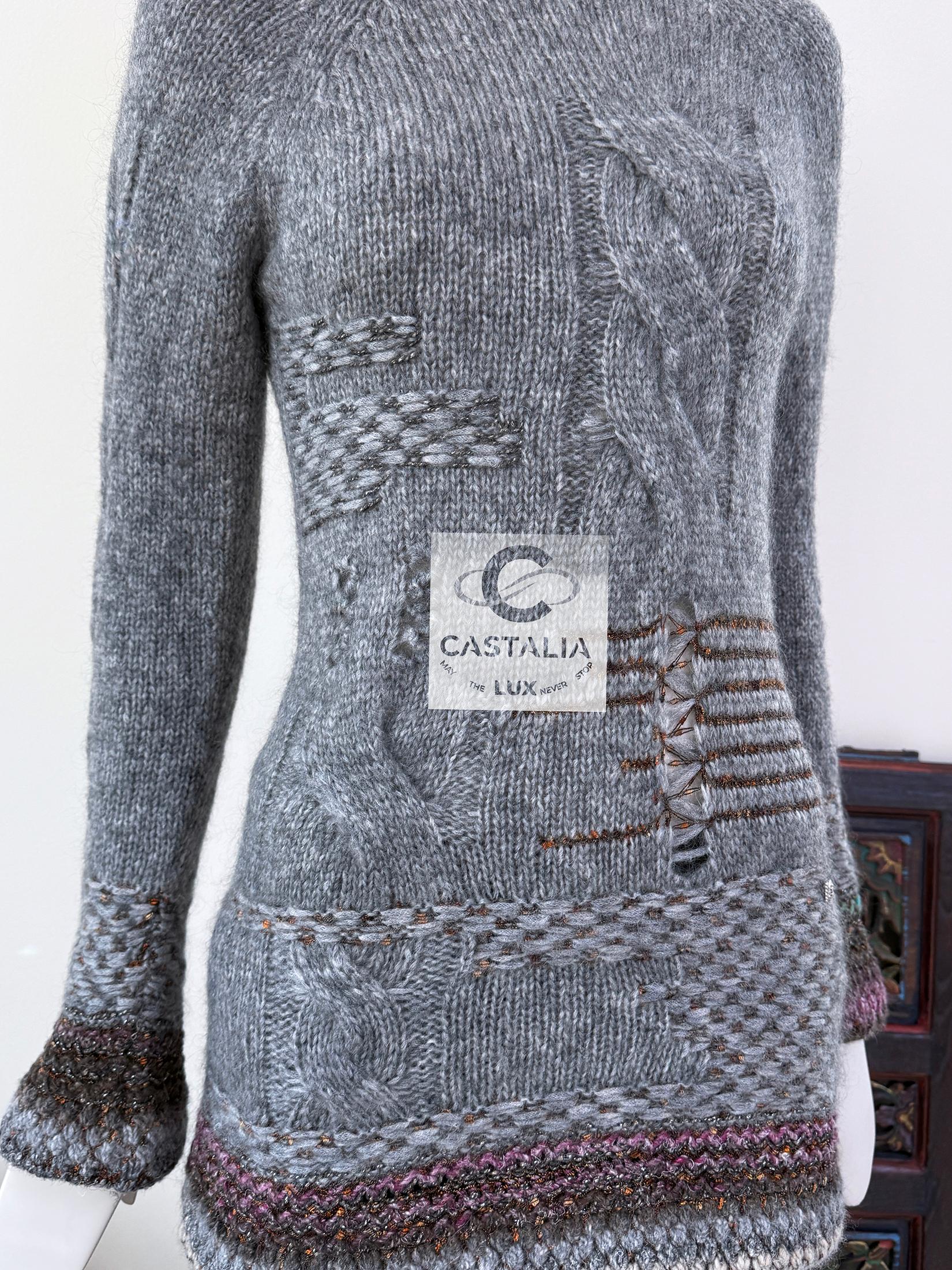 Chanel New Paris / Byzance Exquisite Jumper 36 FR For Sale 5