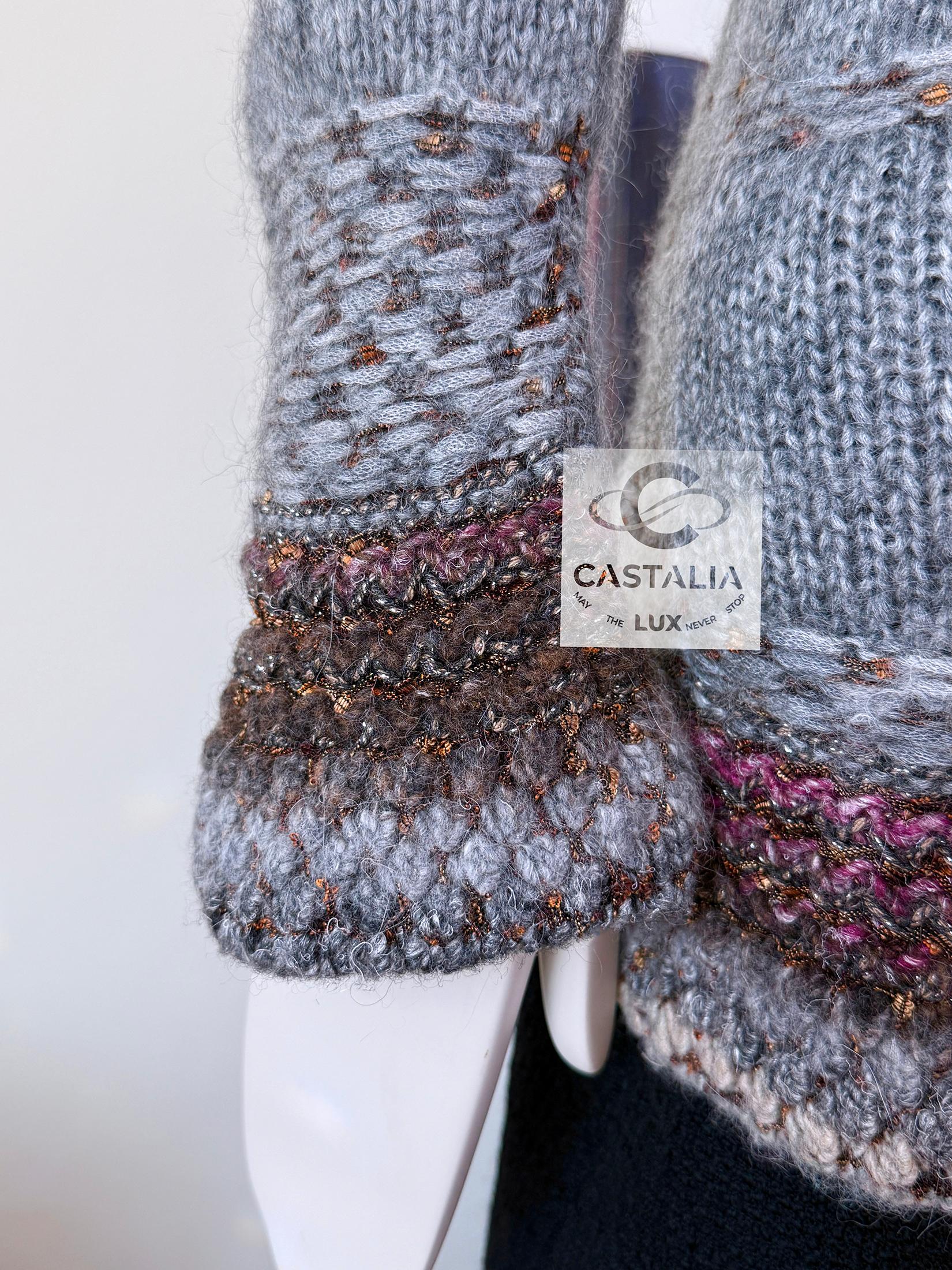 Chanel New Paris / Byzance Exquisite Jumper 36 FR For Sale 10