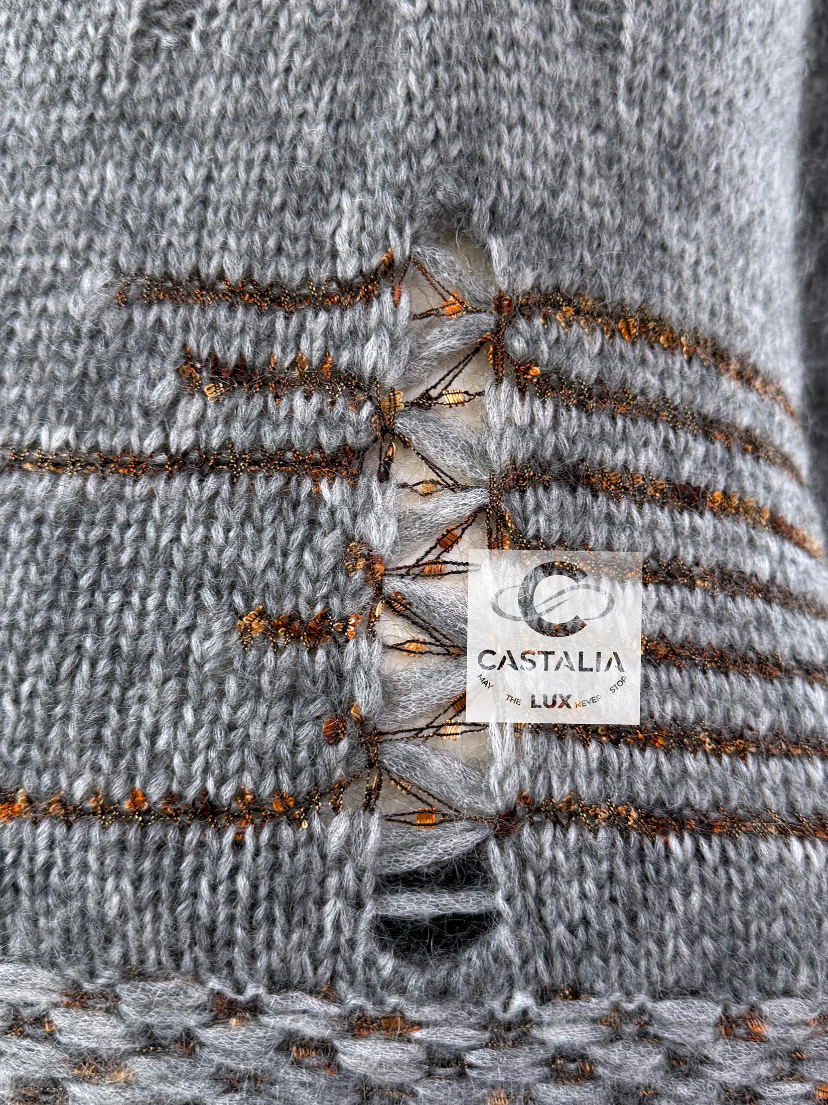 Chanel New Paris / Byzance Exquisite Jumper 36 FR For Sale 11