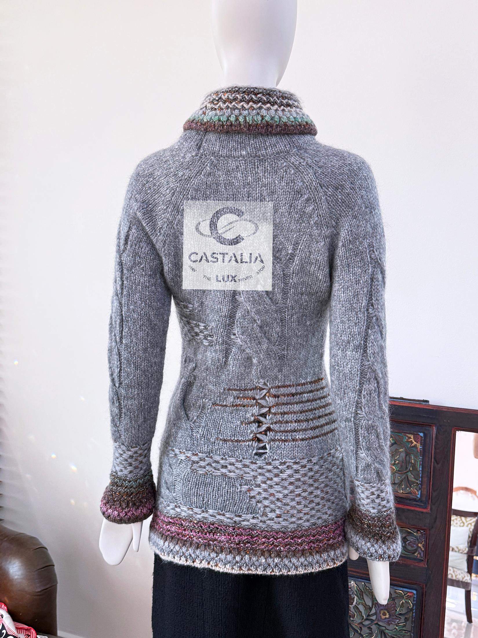 Chanel New Paris / Byzance Exquisite Jumper 36 FR For Sale 12