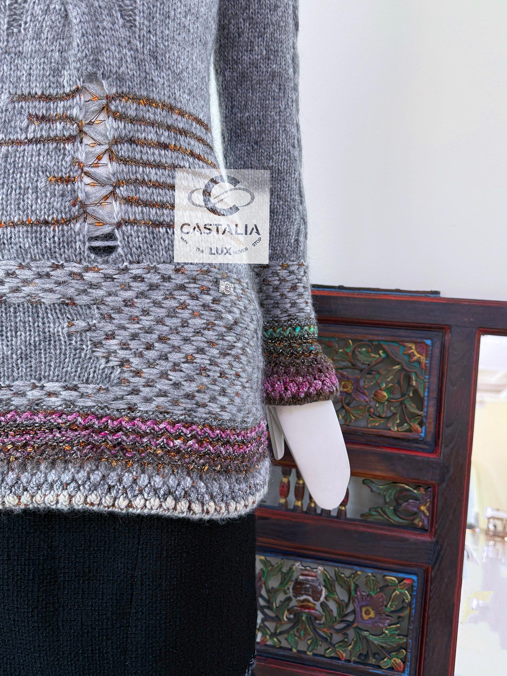 Chanel New Paris / Byzance Exquisite Jumper 36 FR For Sale 2
