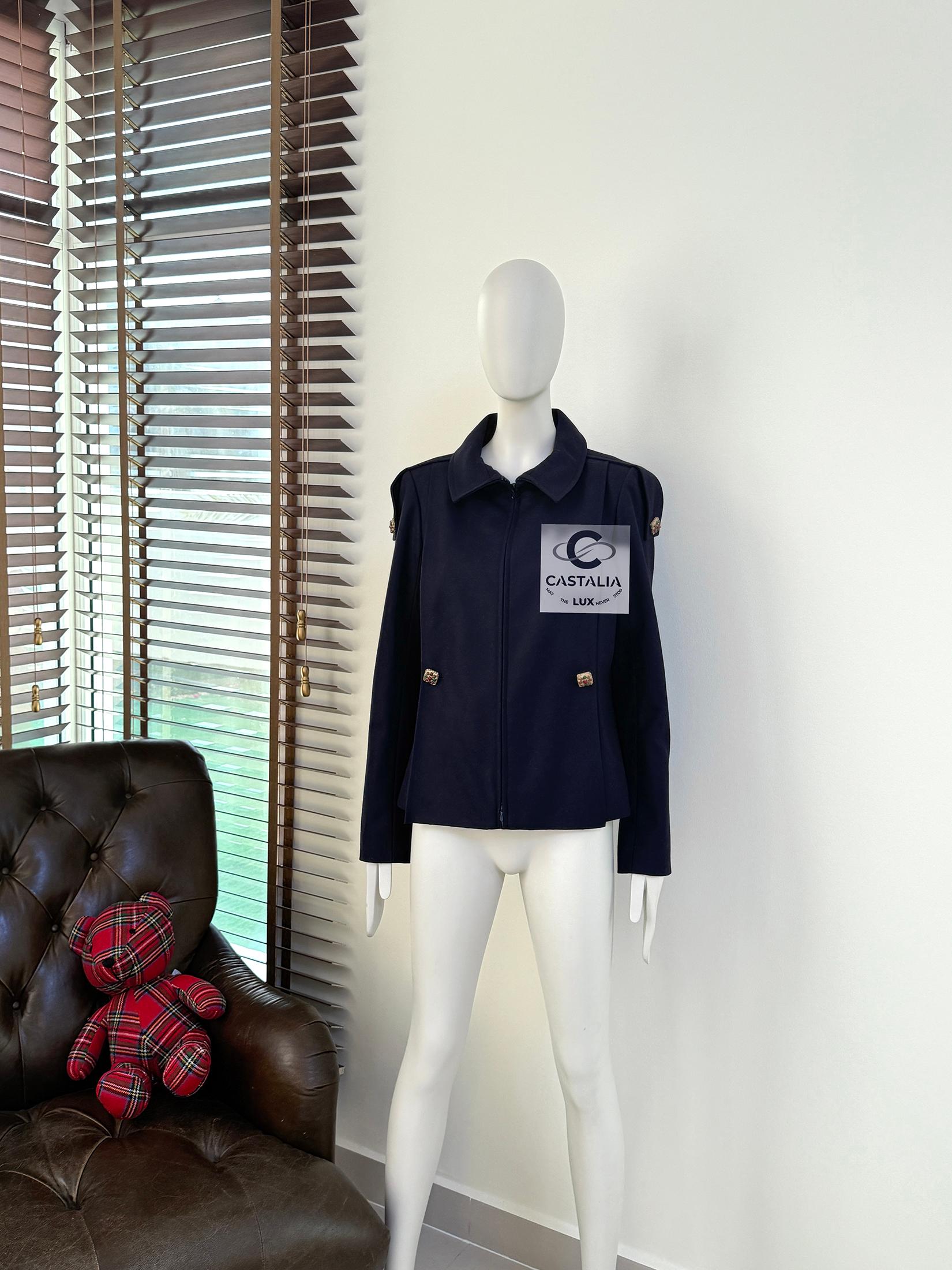 Femenino o masculino Chanel New Paris / Byzance Chaqueta Gripoix Buttons 40 FR en venta