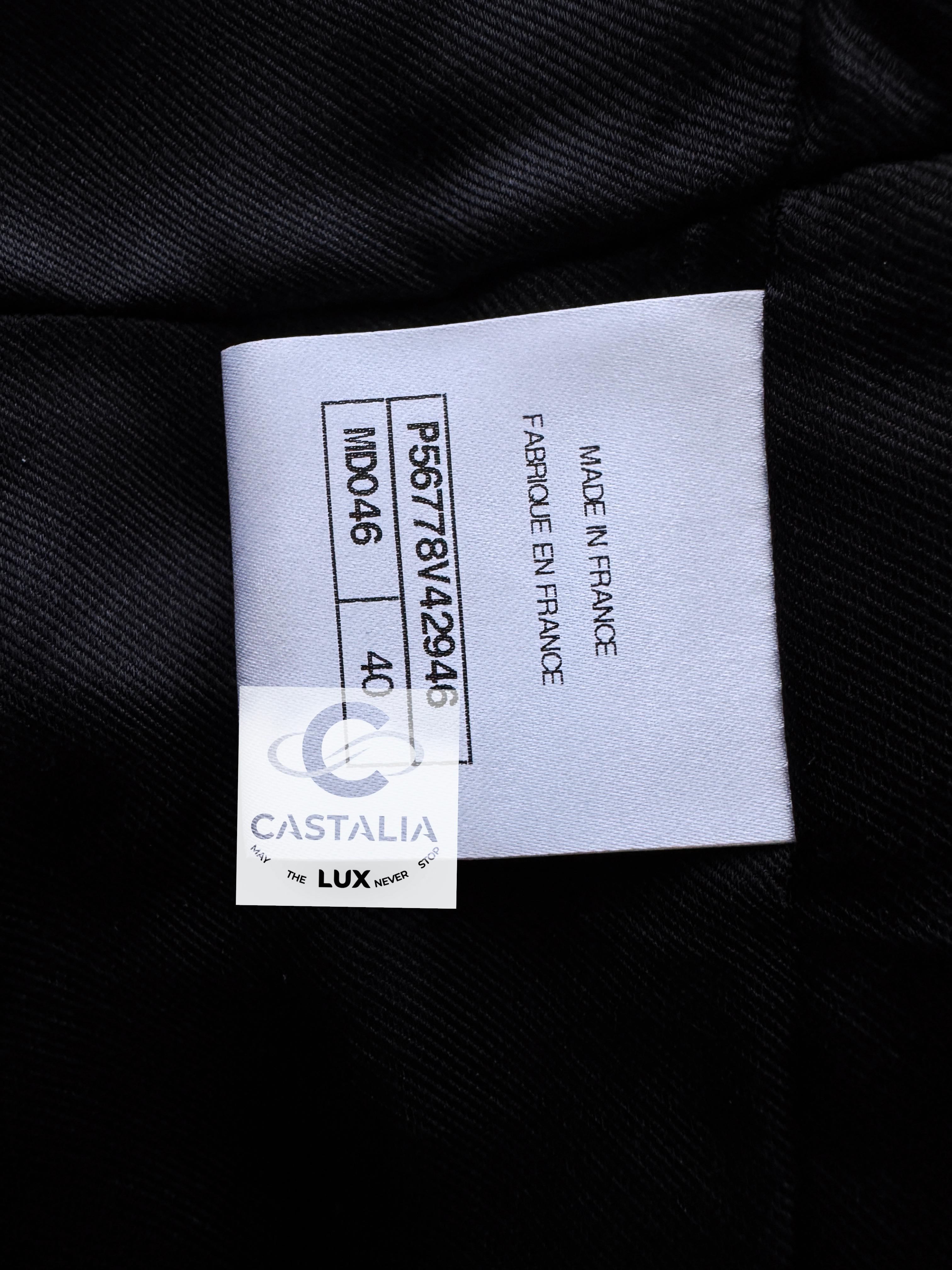 Chanel New Paris / Cosmopolite Ribbon Tweed Jacket 40 FR For Sale 13
