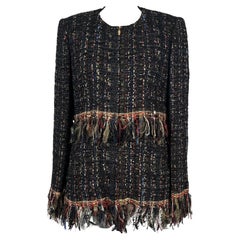 CHANEL New Paris / Cosmopolite Ribbon Tweed Jacket 42 FR