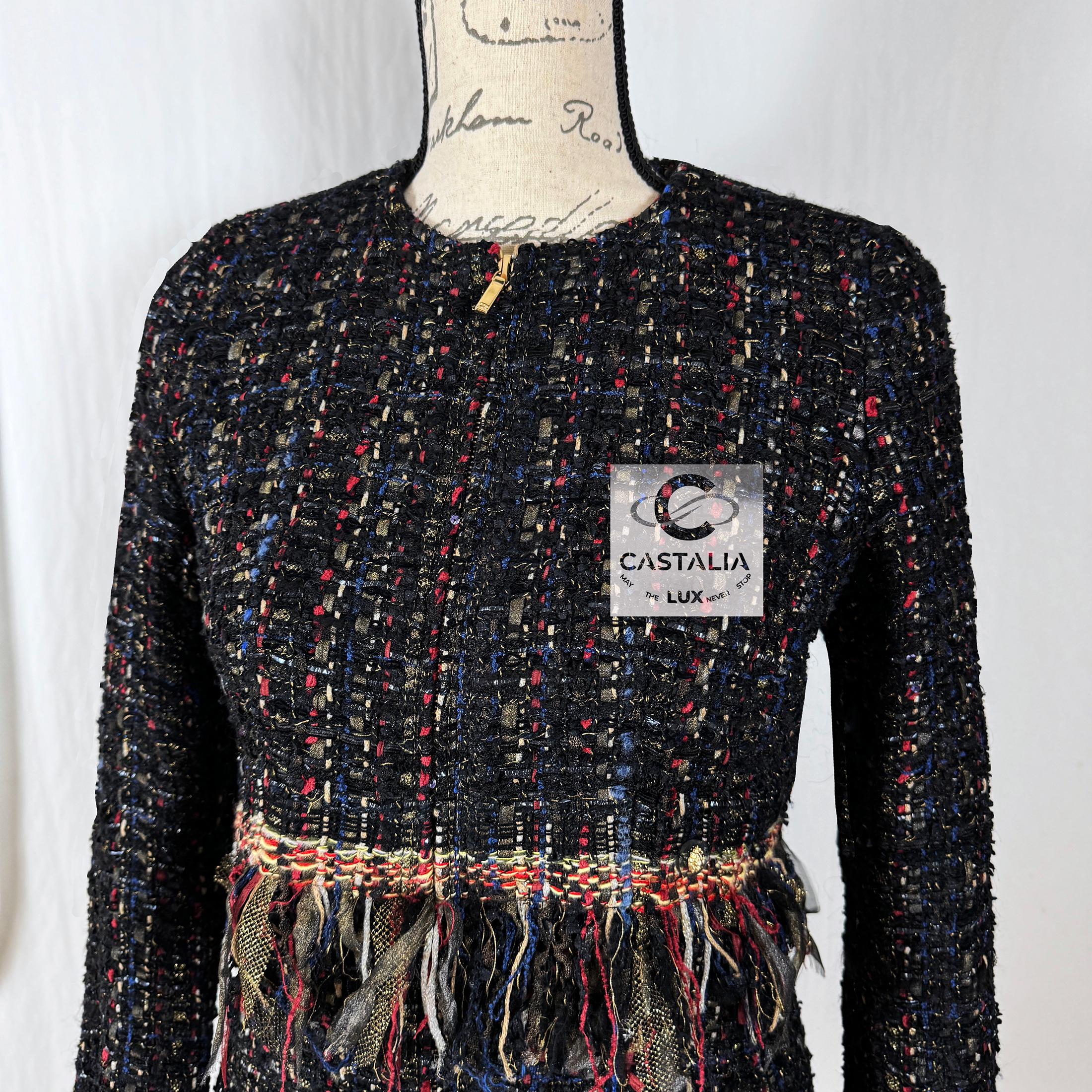 Chanel New Paris / Cosmopolite Ribbon Tweed Jacket 5