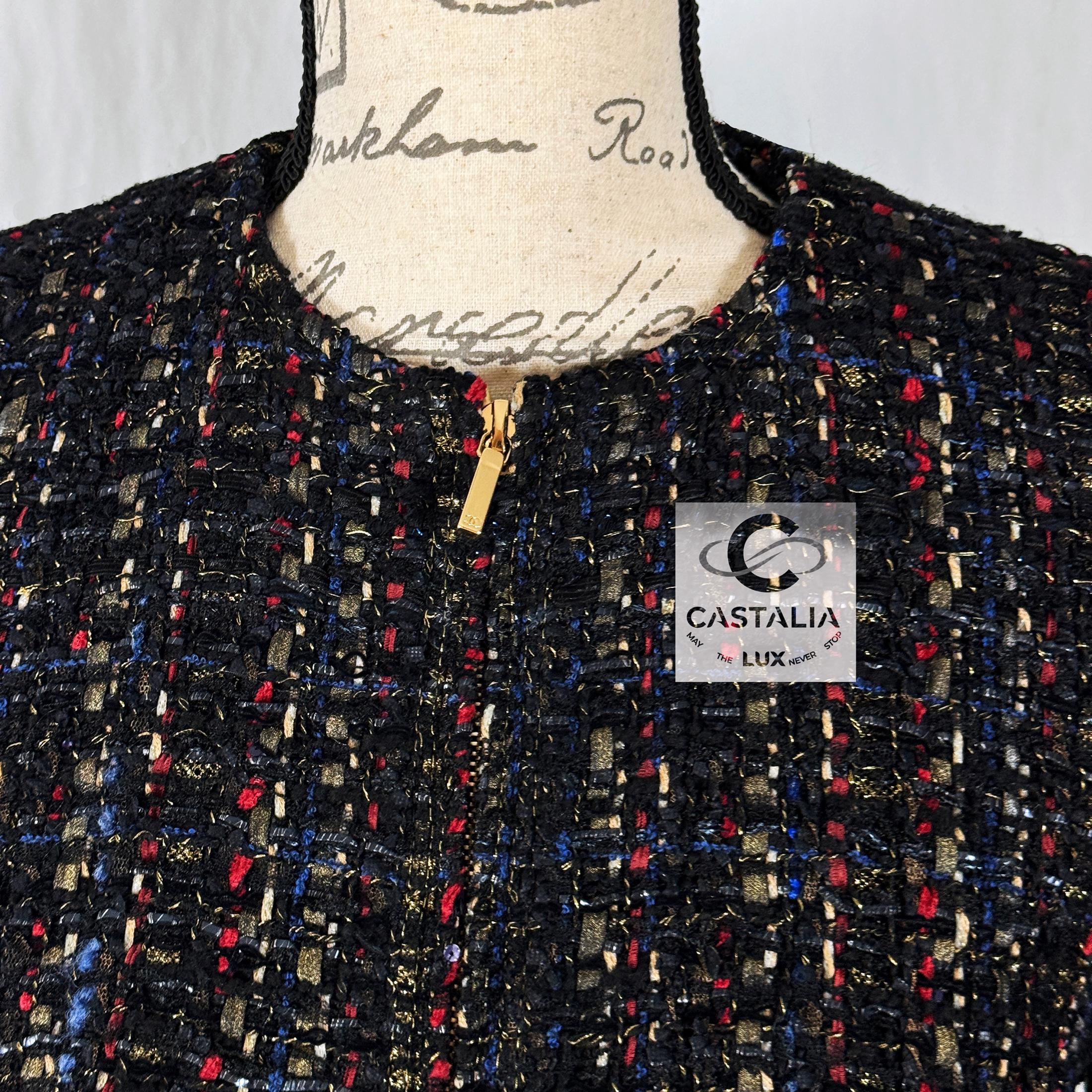 Chanel New Paris / Cosmopolite Ribbon Tweed Jacket 7