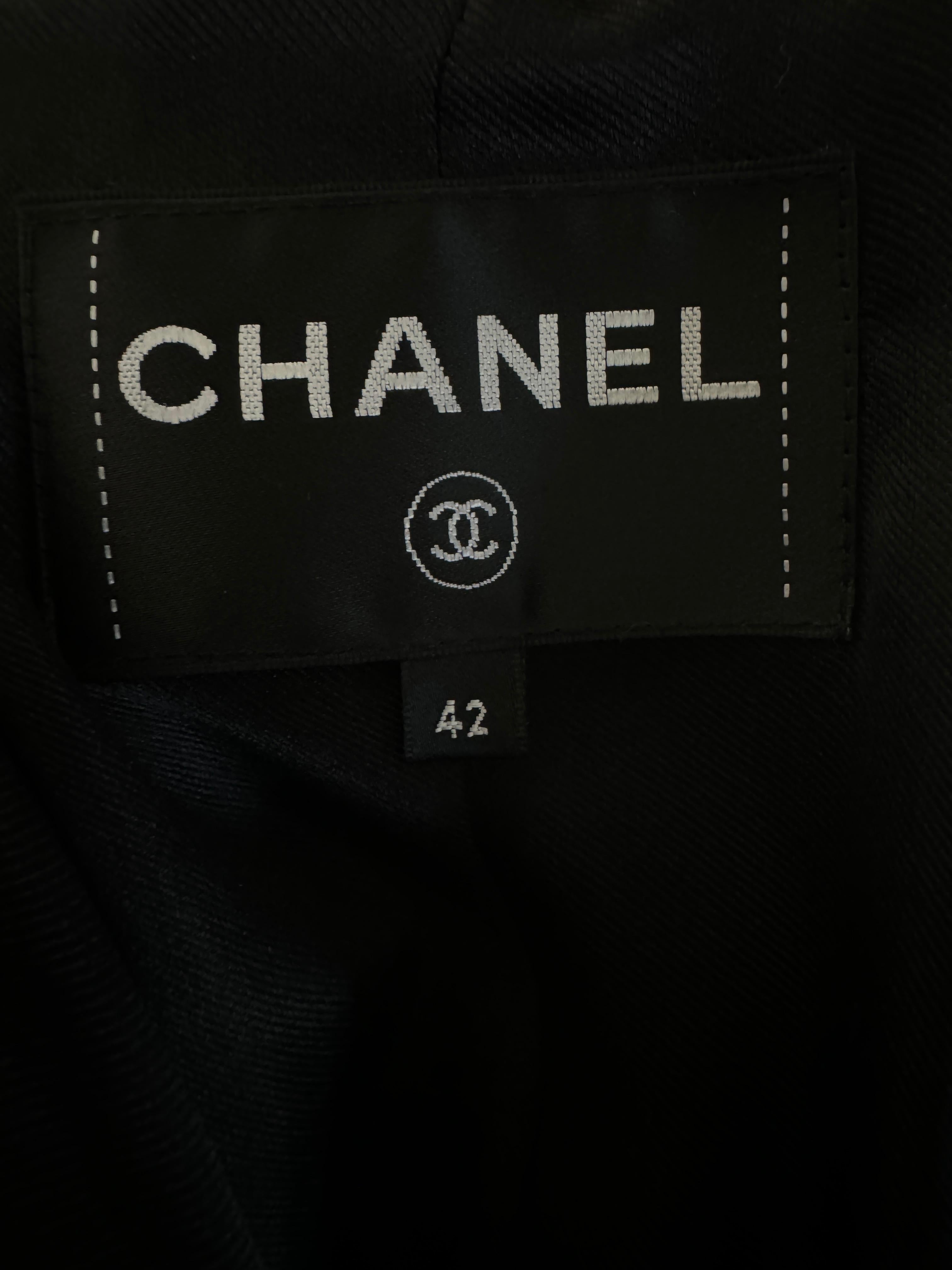 Veste en tweed à rubans cosmopolite Chanel, Paris, Neuf en vente 14