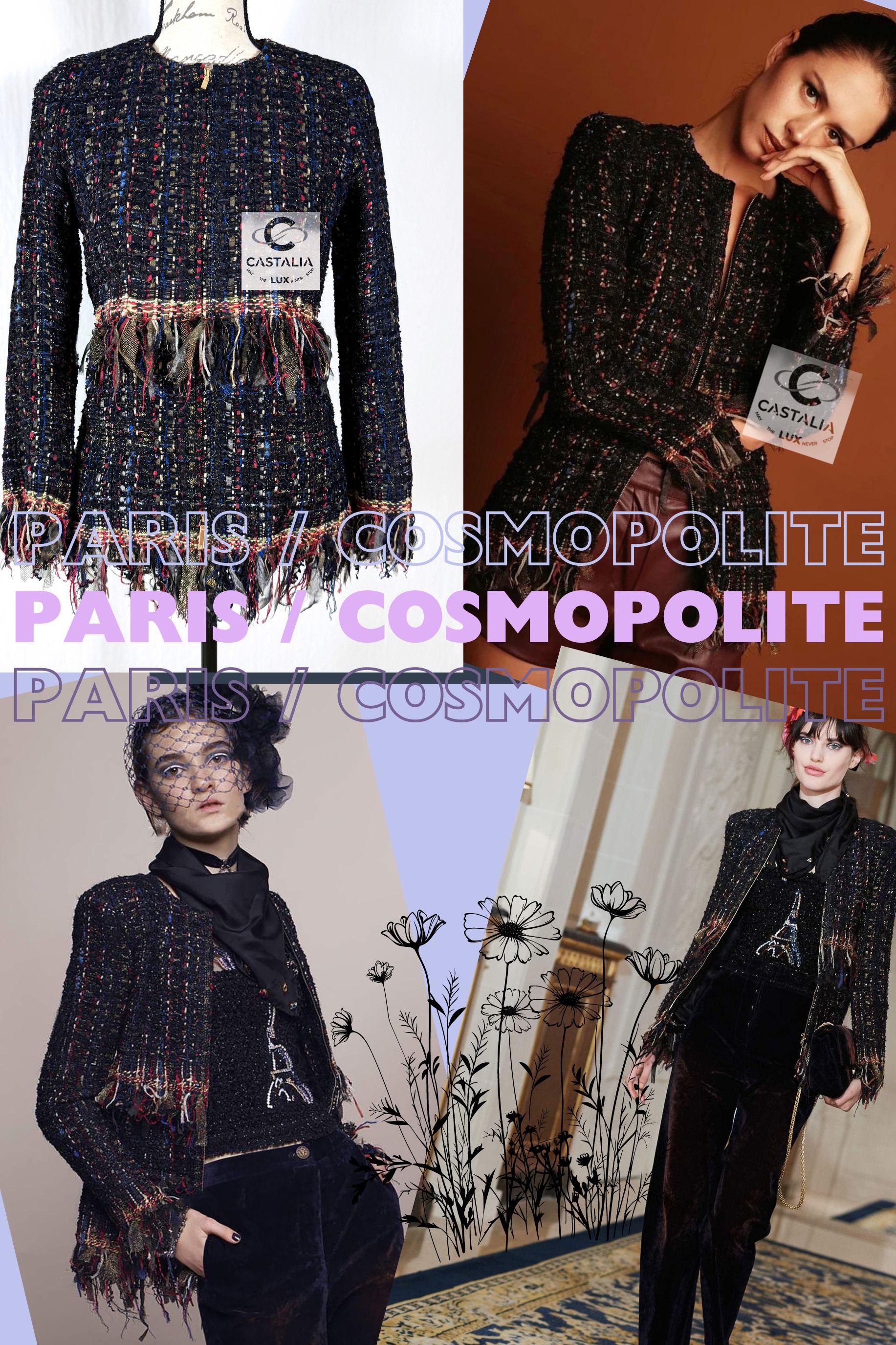 Chanel New Paris / Cosmopolite Ribbon Tweed Jacket 2