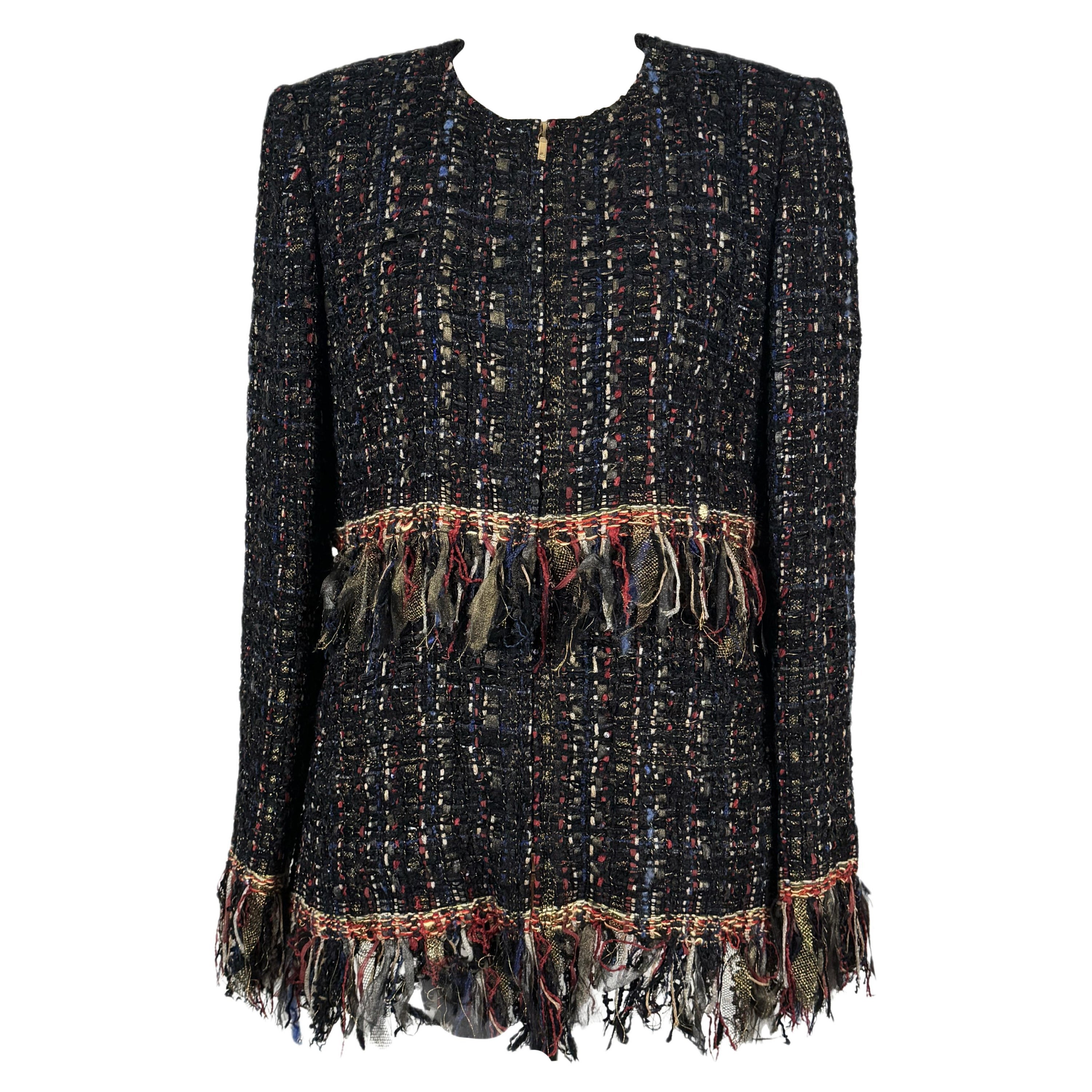 Chanel New Paris / Cosmopolite Ribbon Tweed Jacket