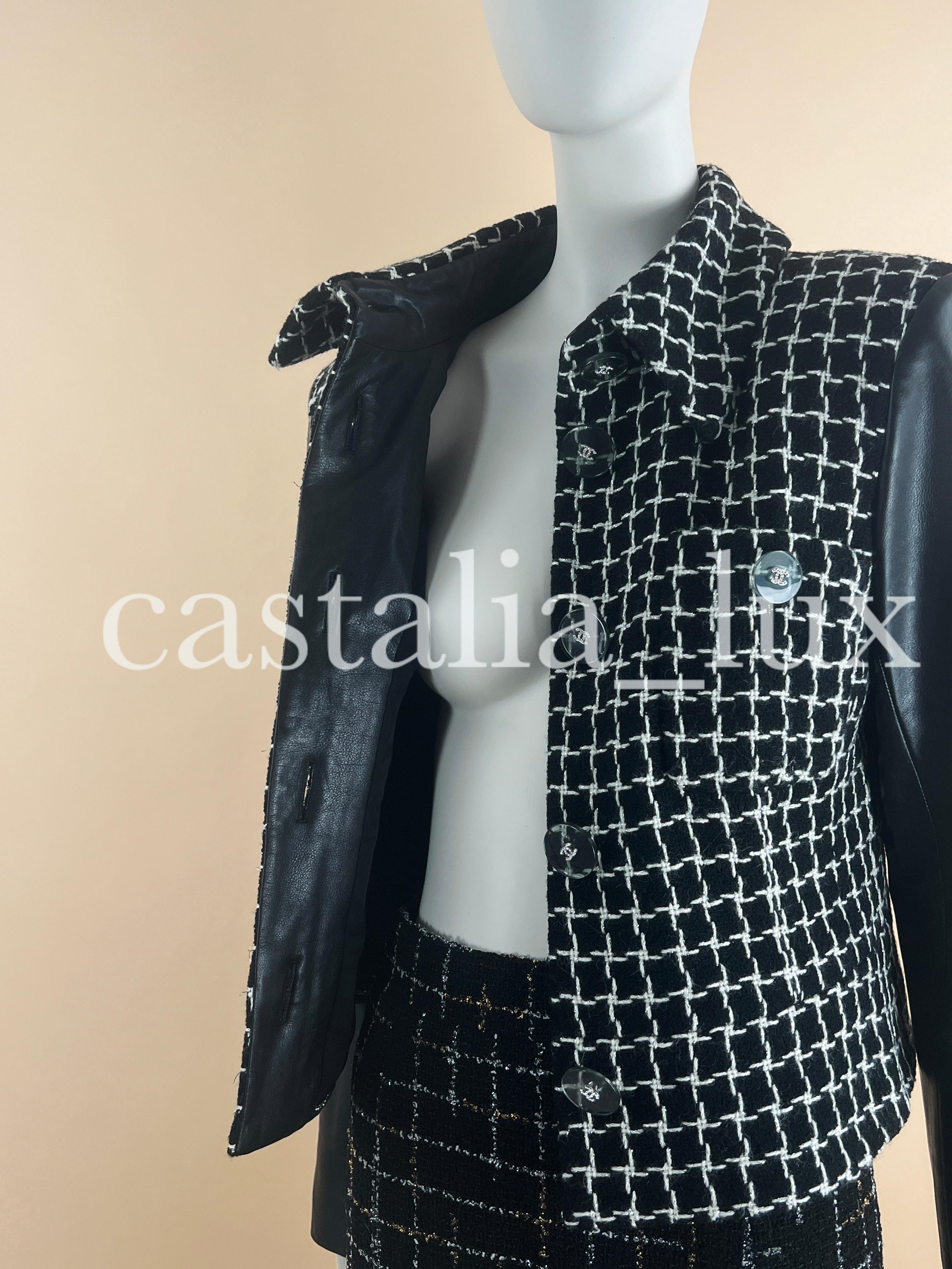 Chanel New Paris / Cosmopolite Runway Jacket For Sale 6