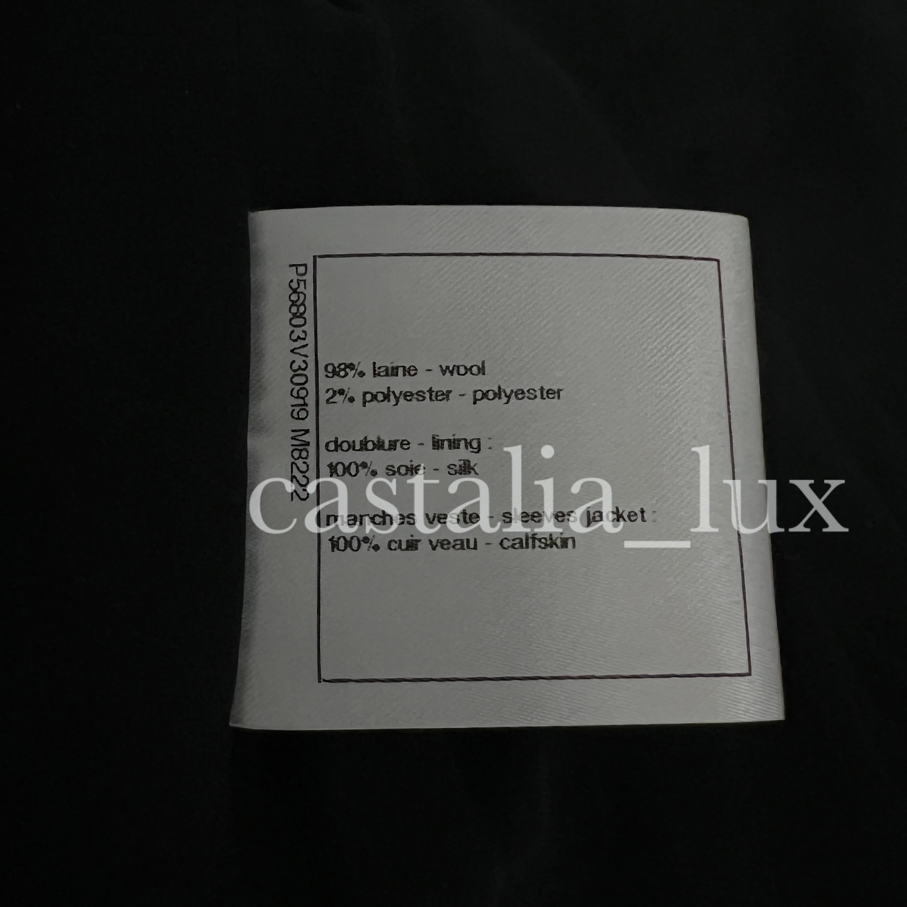 Chanel New Paris / Cosmopolite Runway Jacket For Sale 8