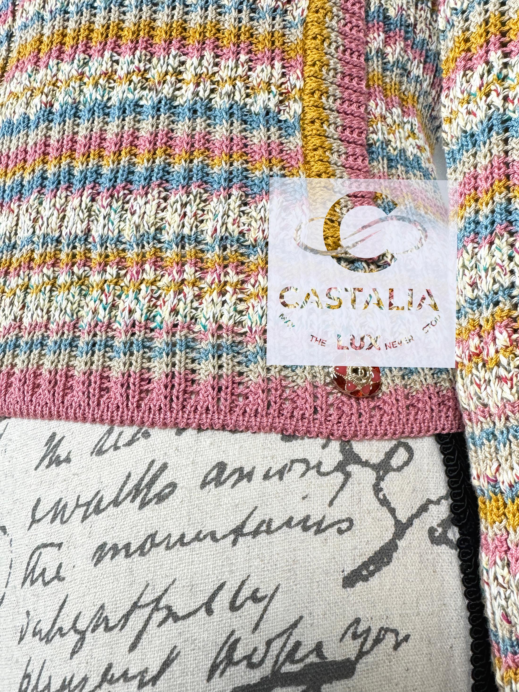 Chanel New Paris / Cuba Bestseller Cardi Jacket 36 FR For Sale 6