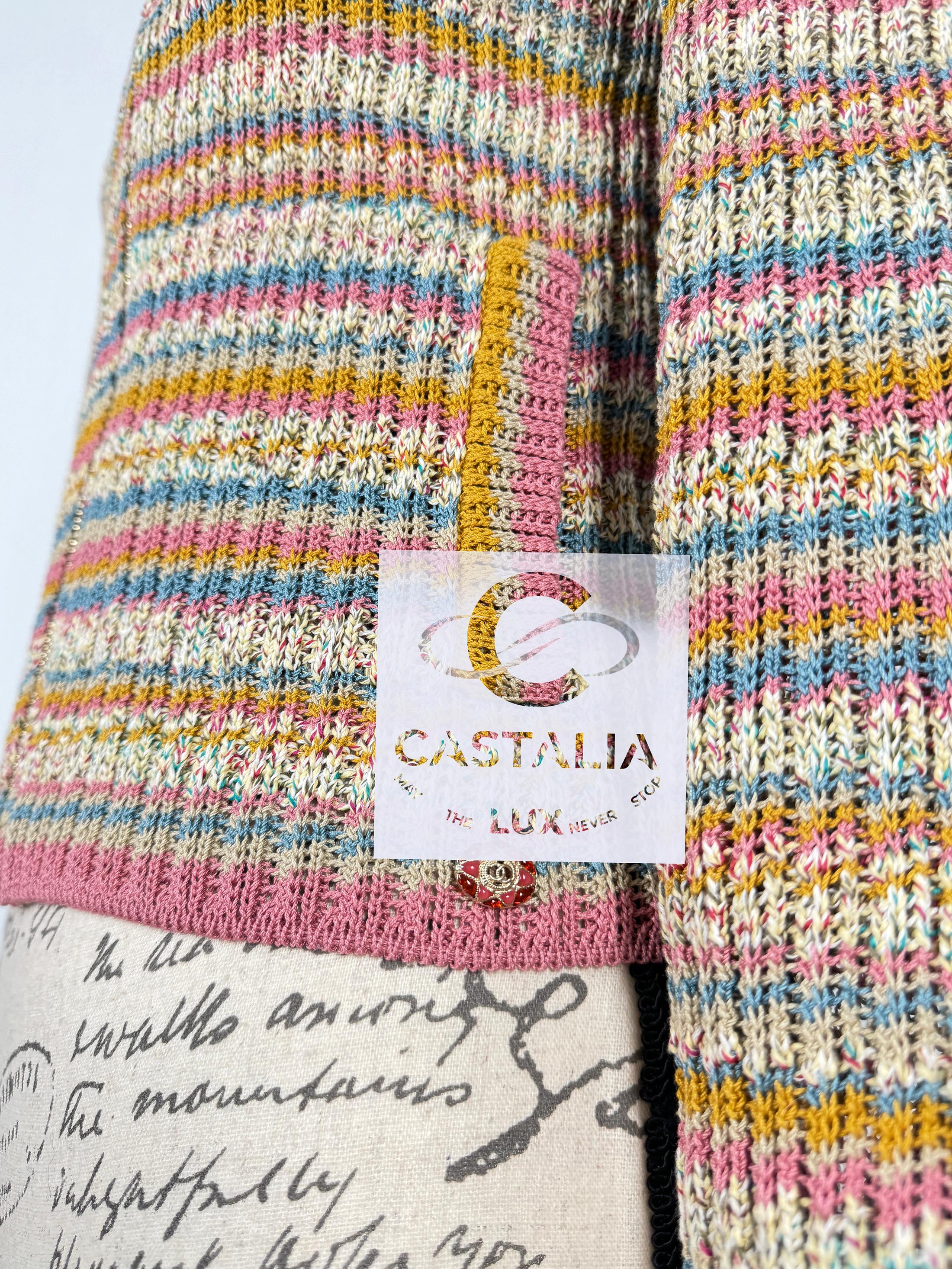 Chanel New Paris / Cuba Bestseller Cardi Jacket 36 FR For Sale 7
