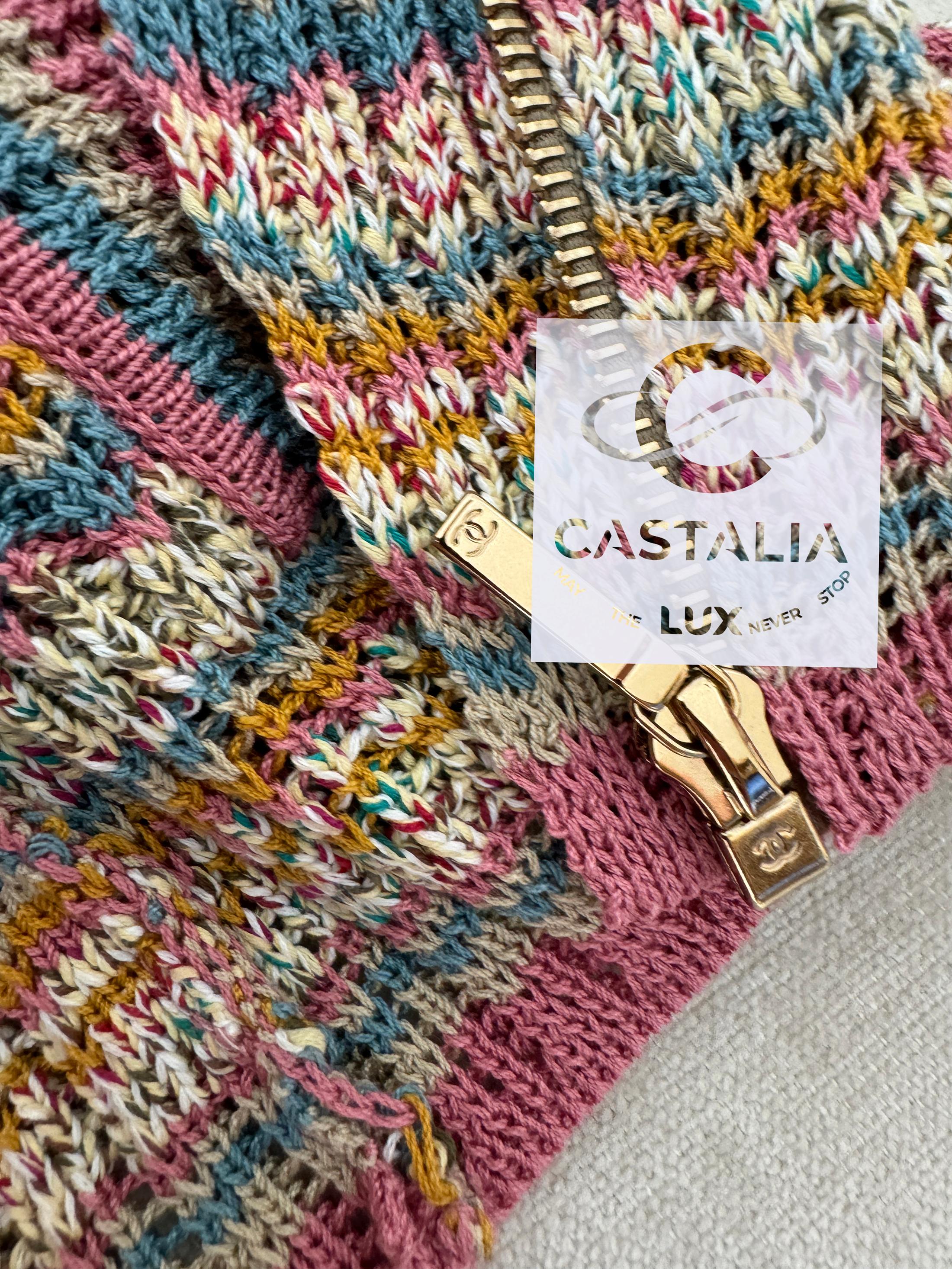 Chanel New Paris / Cuba Bestseller Cardi Jacket 36 FR For Sale 8