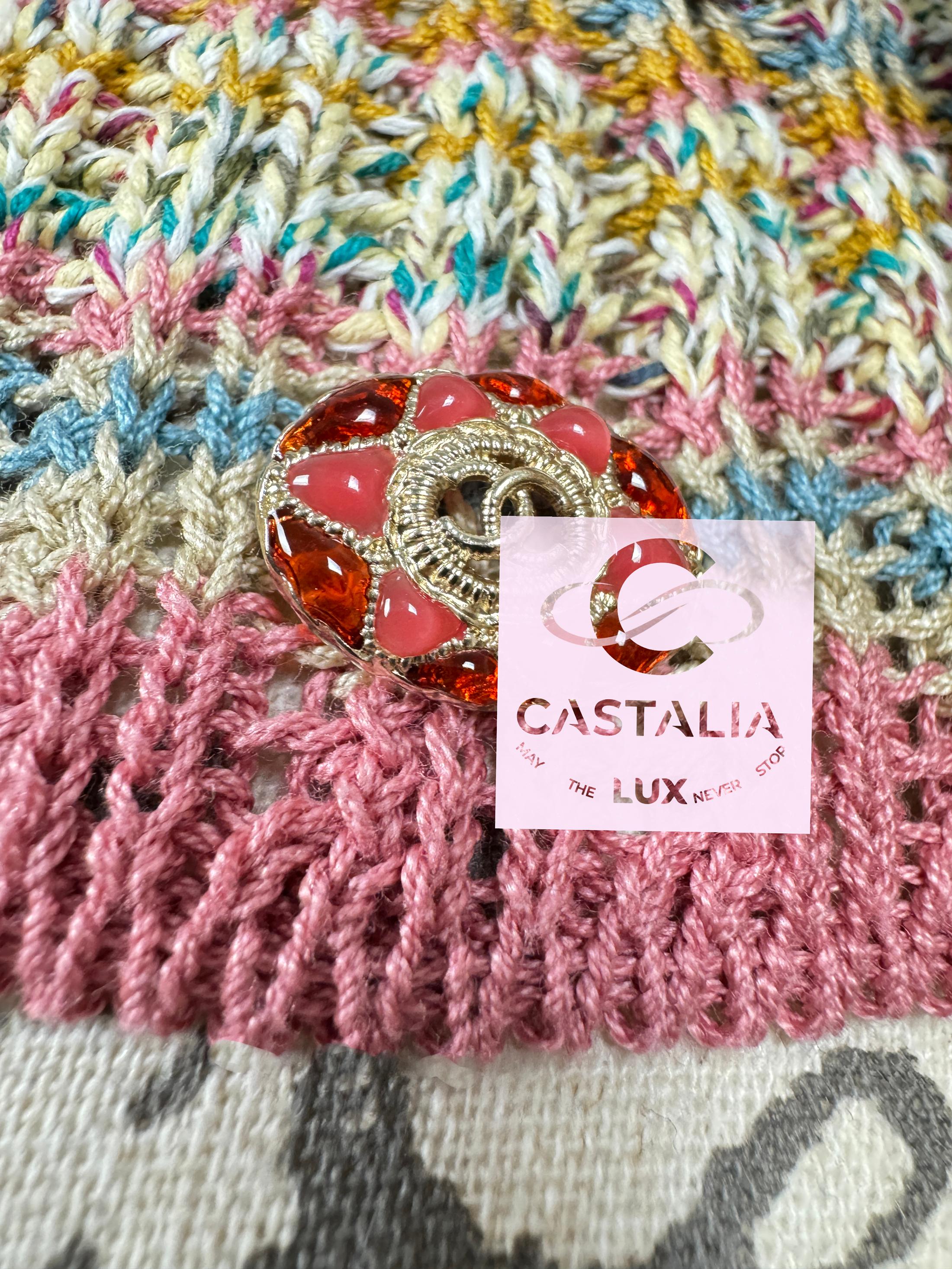 Chanel New Paris / Cuba Bestseller Cardi Jacket 36 FR For Sale 9