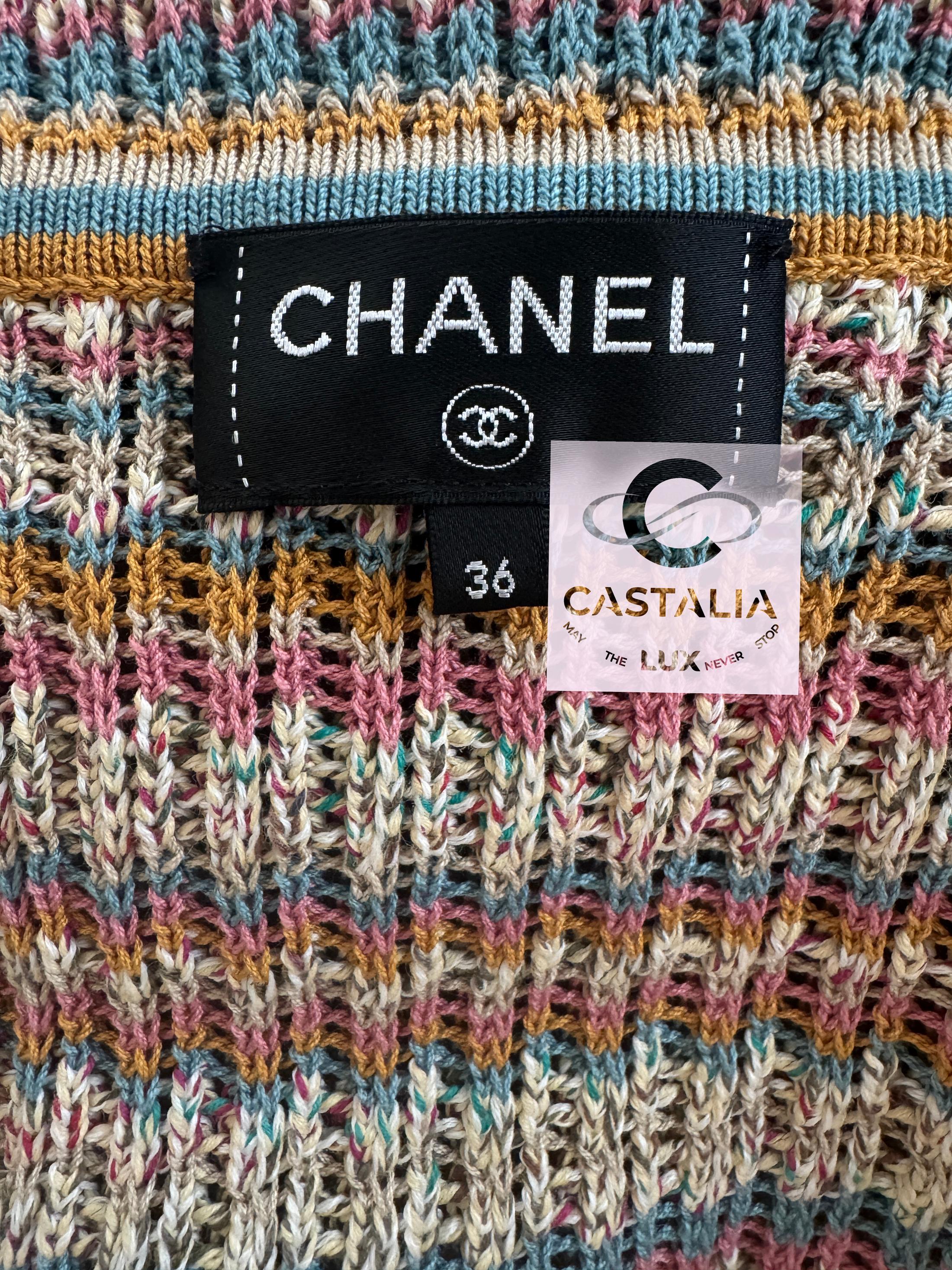 Chanel New Paris / Cuba Bestseller Cardi Jacket 36 FR For Sale 10